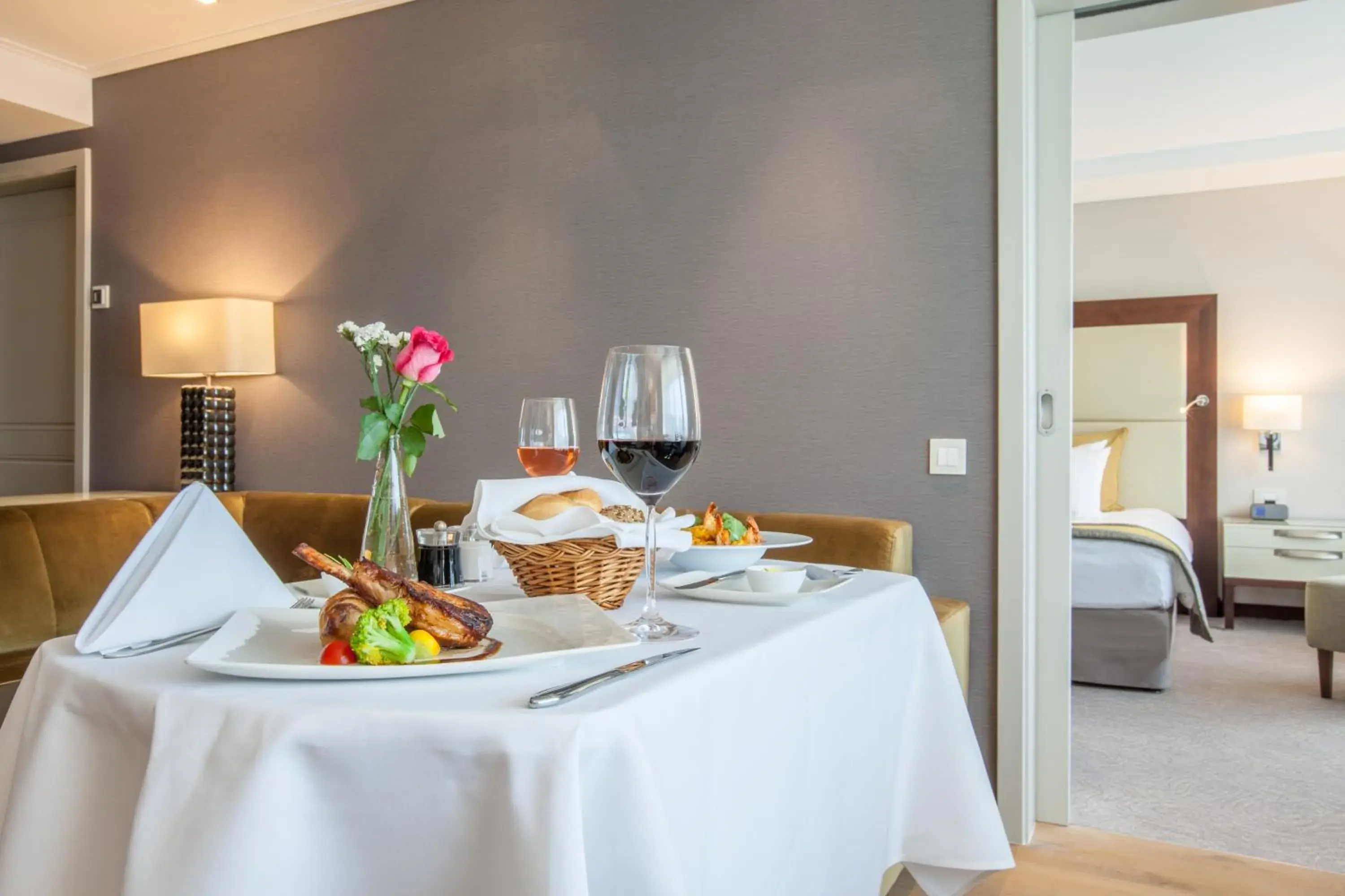 Living room, Bed in Crowne Plaza Bucharest by IHG Living room, Bed in Crowne Plaza Bucharest by IHG