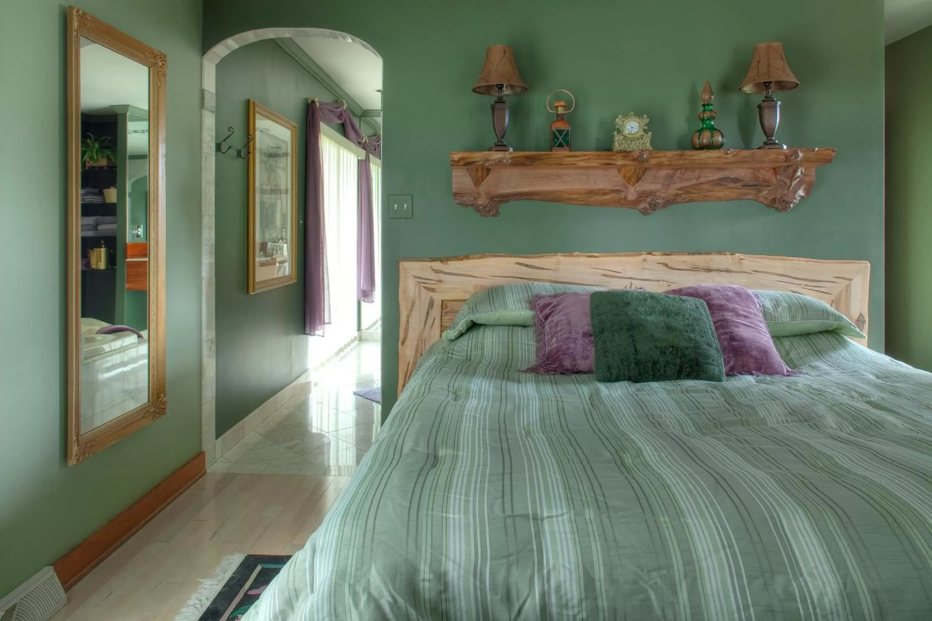 Bed in Twin Pine Manor