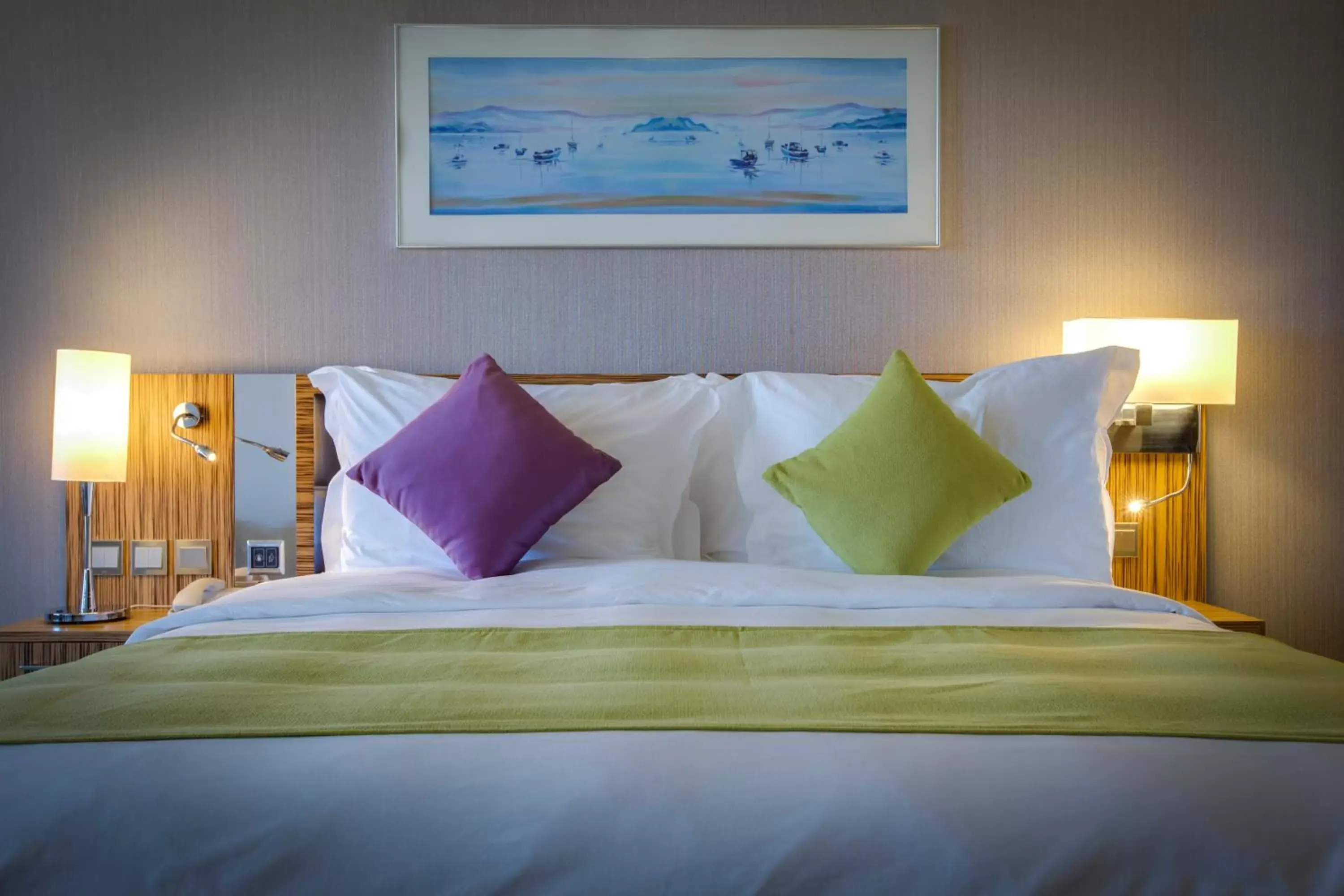 Bed in Radisson Blu Resort Jizan