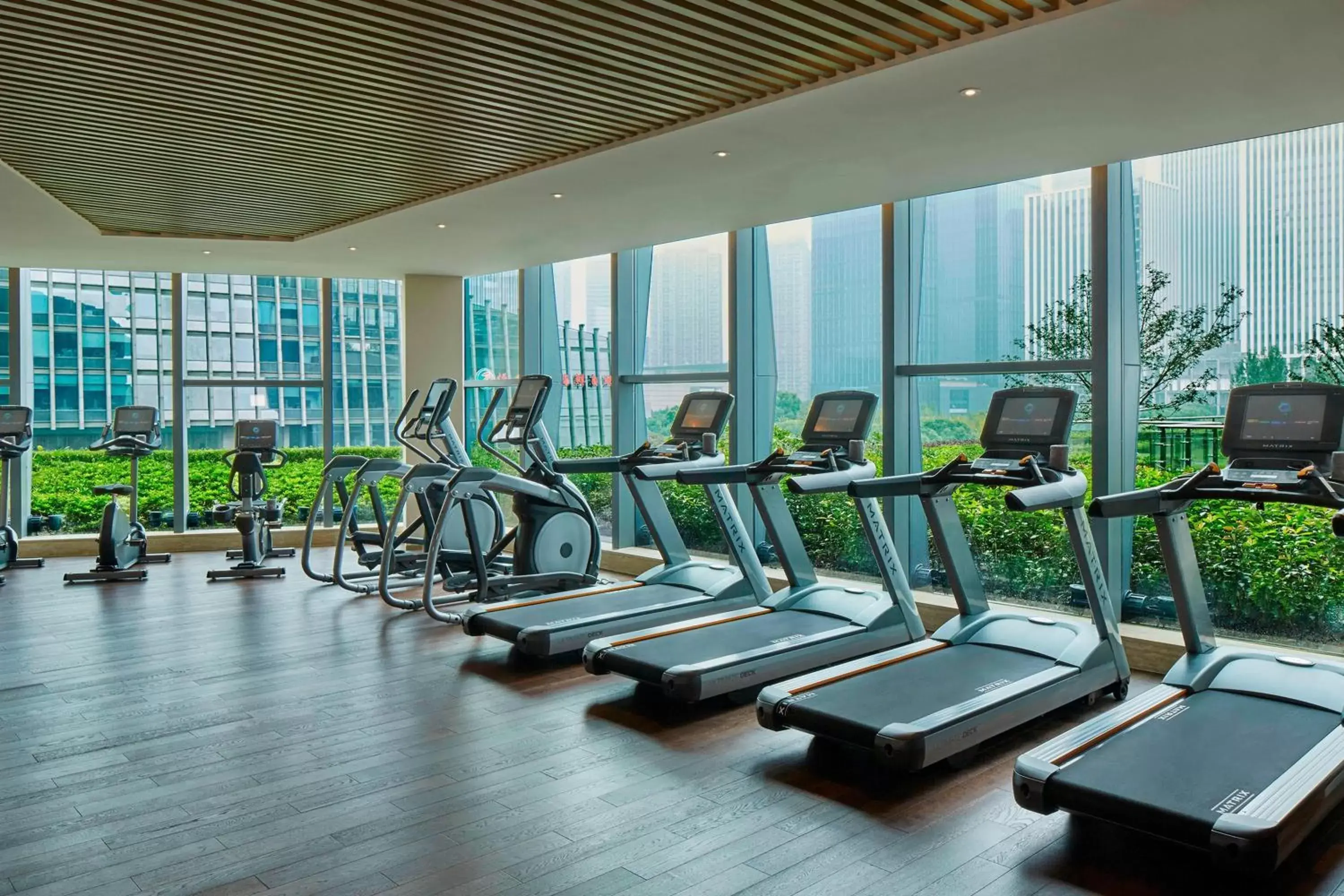 Fitness centre/facilities, Fitness Center/Facilities in Hangzhou Marriott Hotel Qianjiang