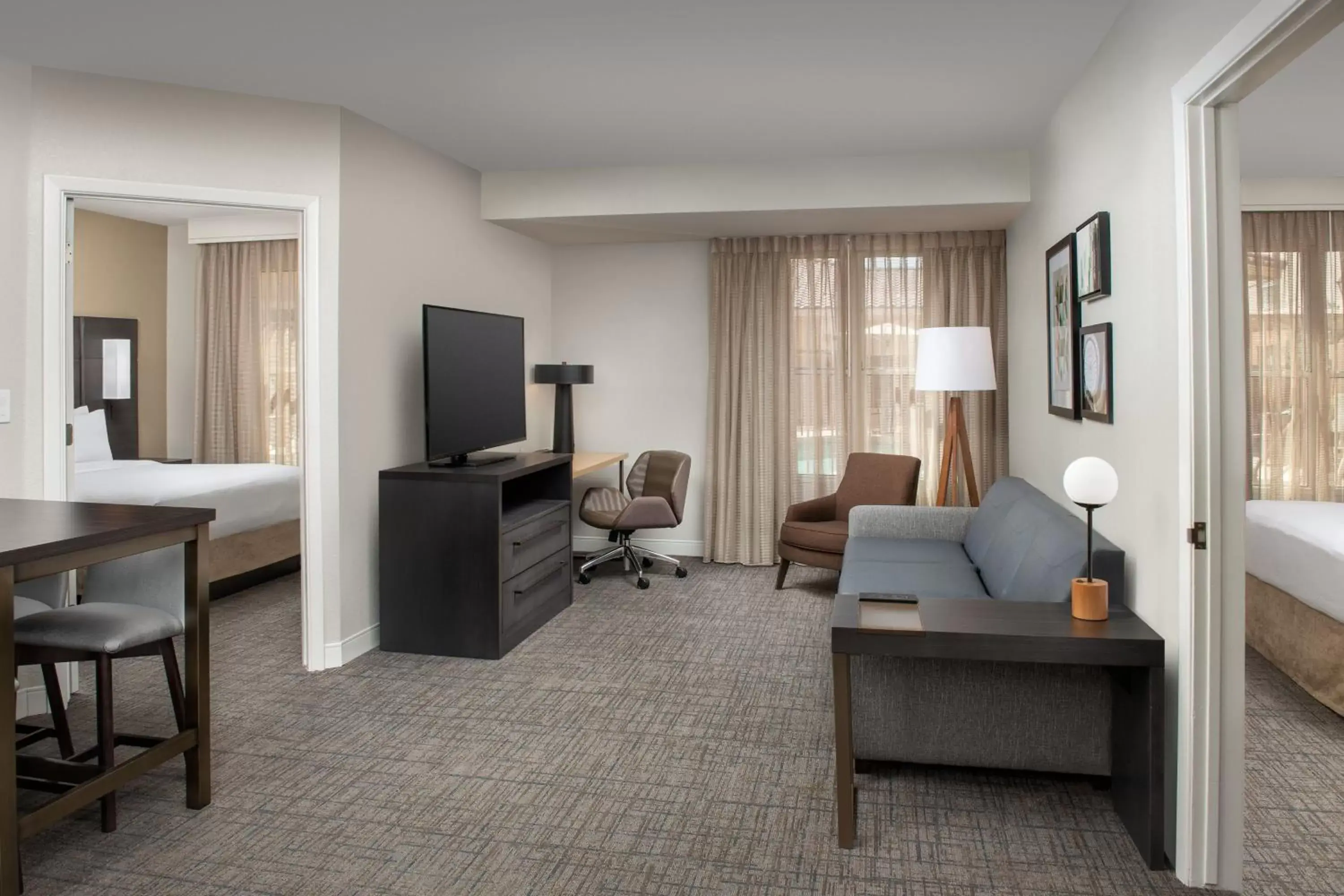 Living room, Seating Area in Residence Inn by Marriott Phoenix Airport
