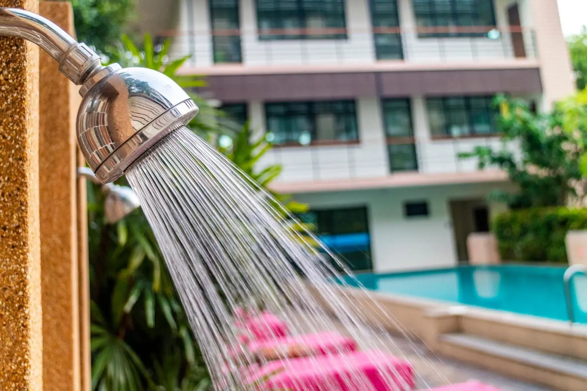 Natural landscape, Swimming Pool in Sakulchai Place