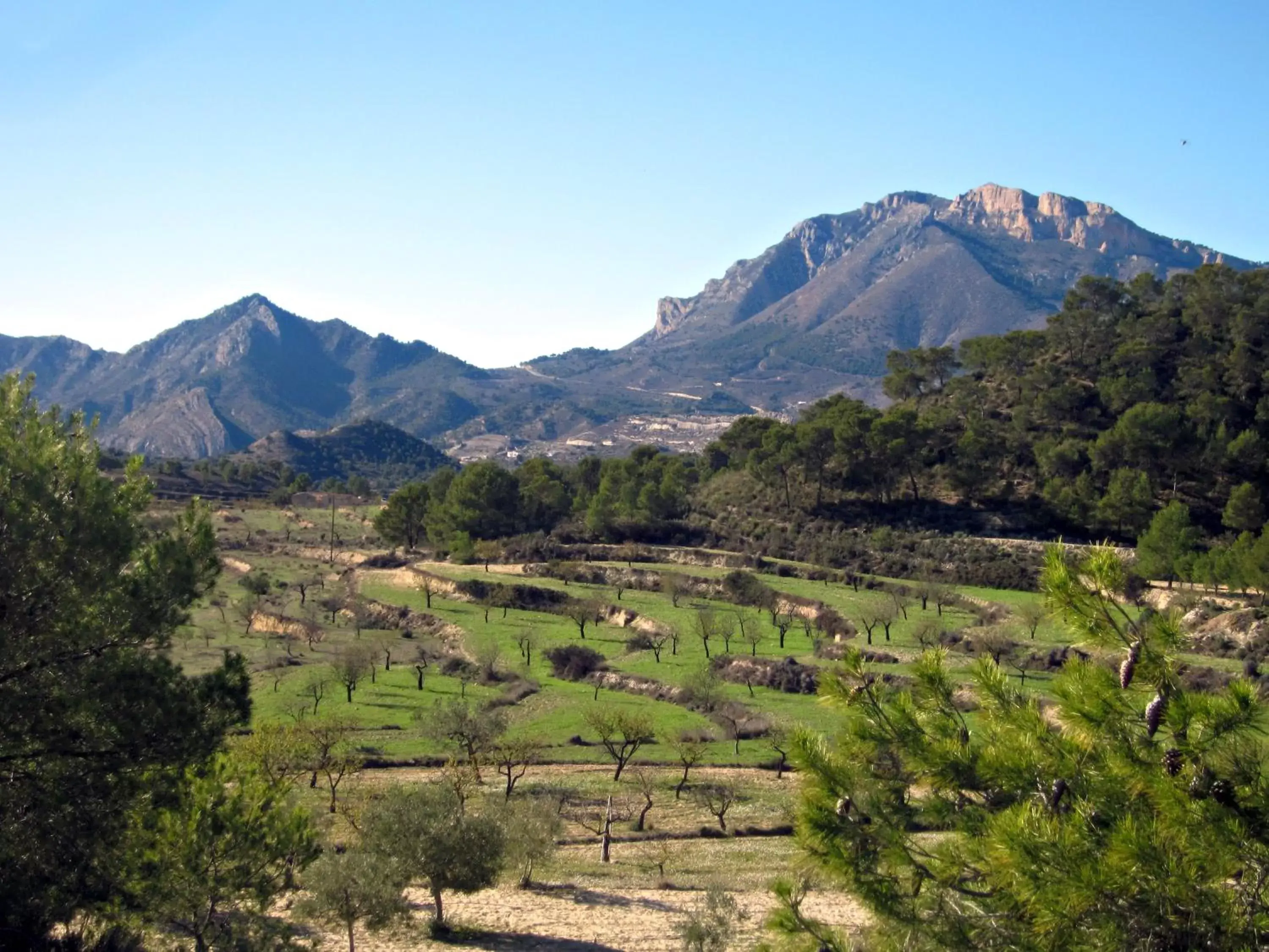 Natural landscape, Mountain View in El Pao Spa