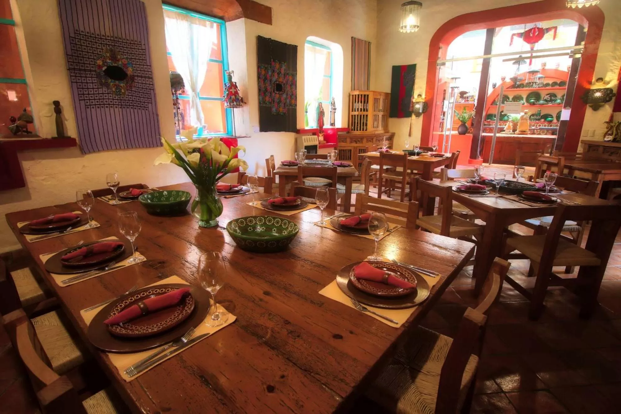 Dining area in Hotel Casa Encantada