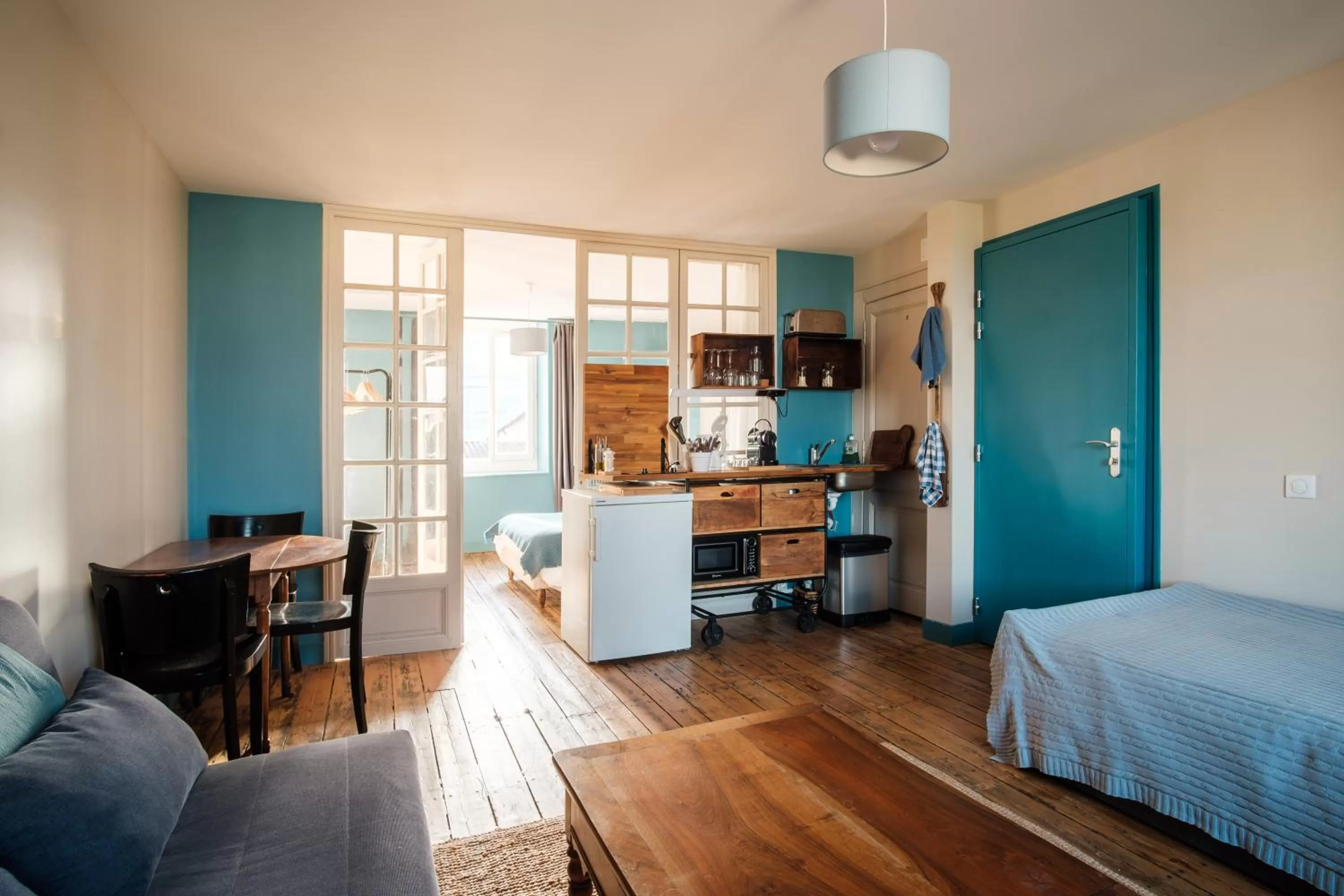 Kitchen or kitchenette, Kitchen/Kitchenette in Dupain & Dubeurre Appart'Hôtel - Parking