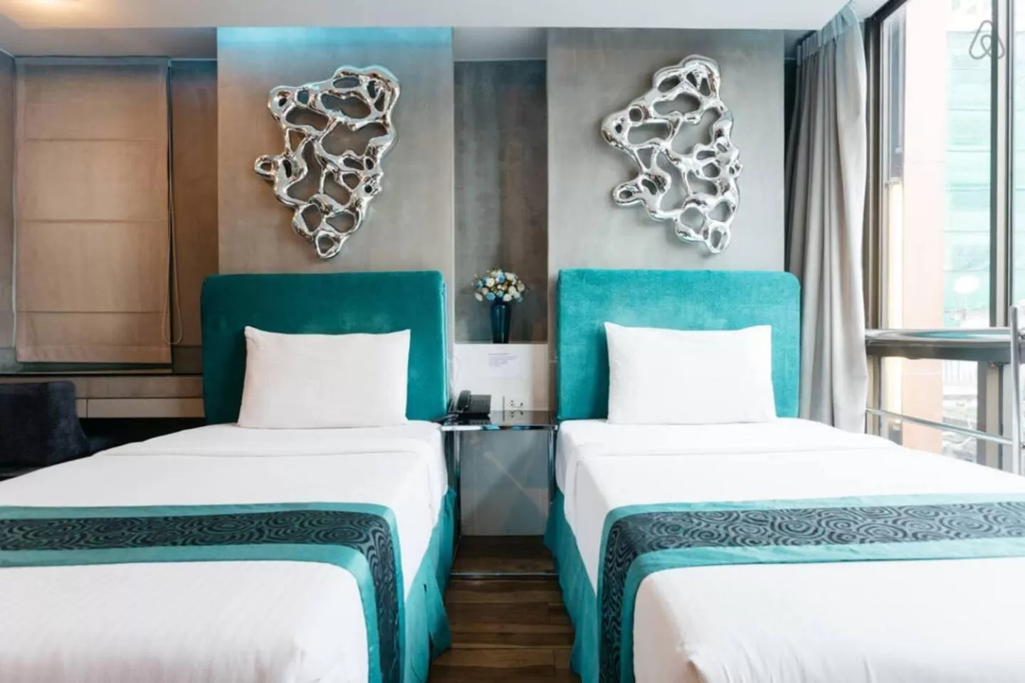 Bed in Blutique Hotel