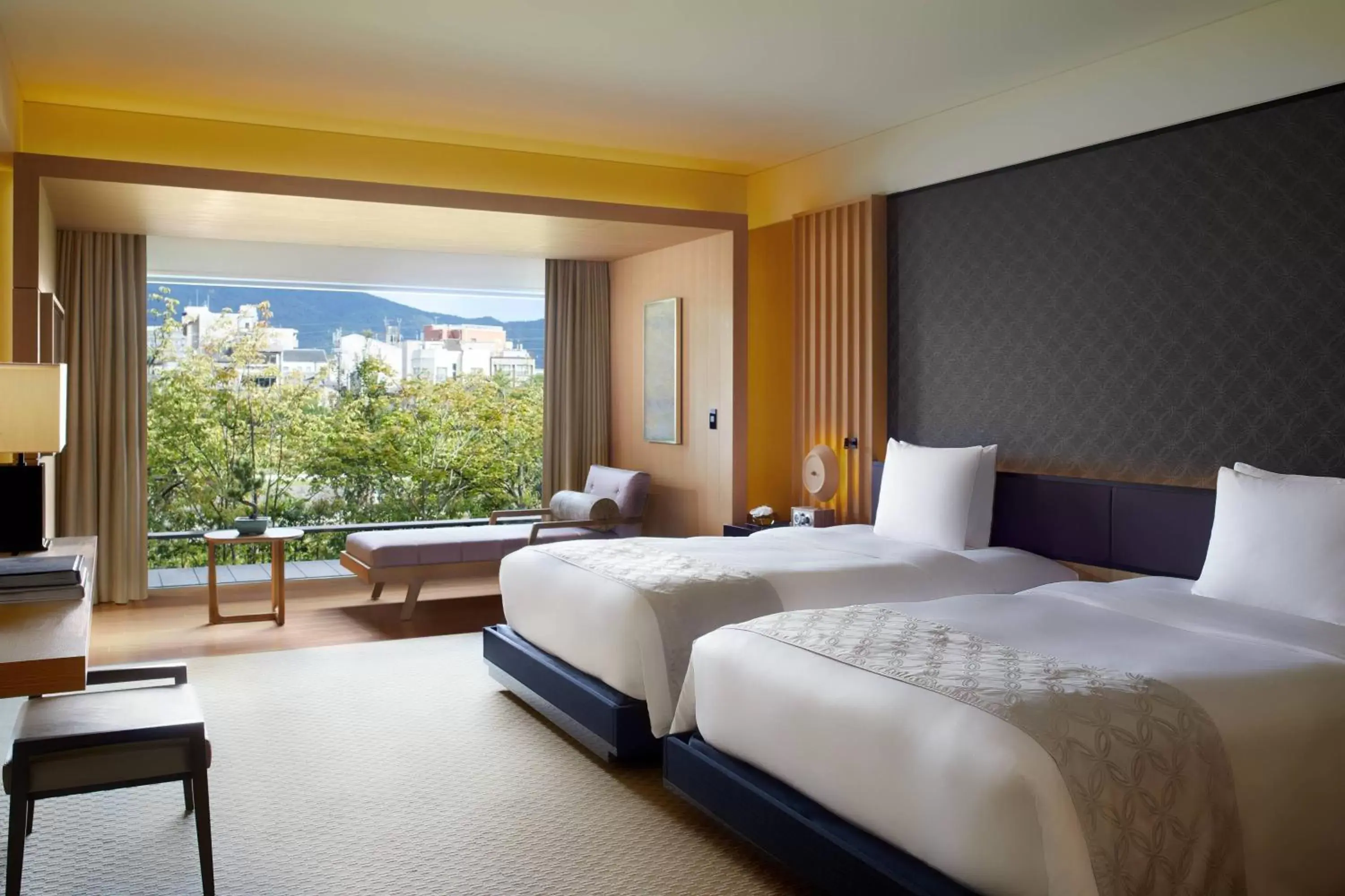 Bedroom in The Ritz-Carlton Kyoto