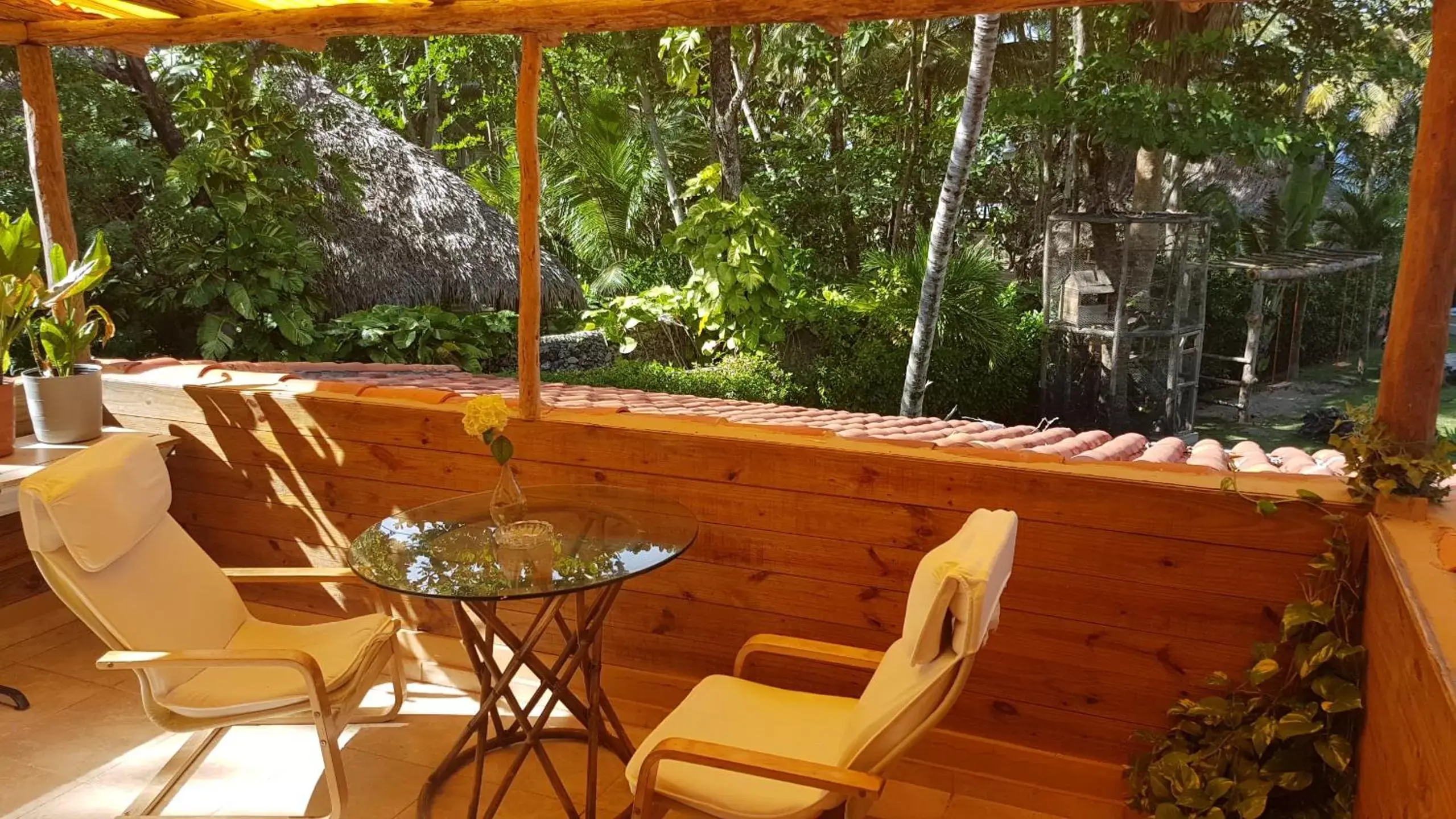 Balcony/Terrace in Cabarete Maravilla Eco Lodge Boutique Beach Surf & Kite