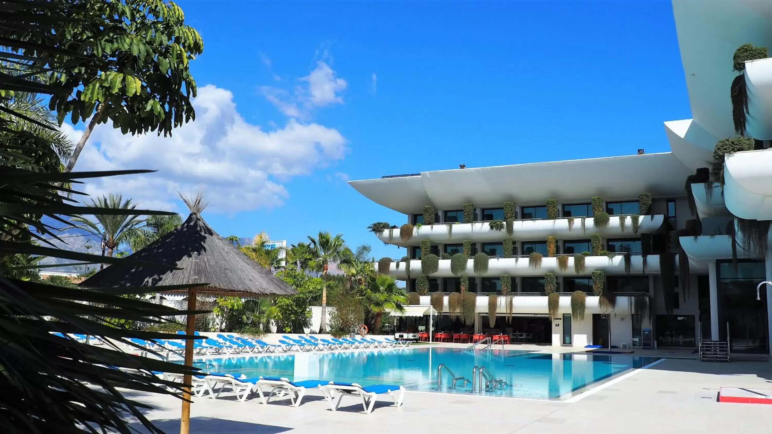 Balcony/Terrace, Swimming Pool in Hotel Deloix 4* Sup