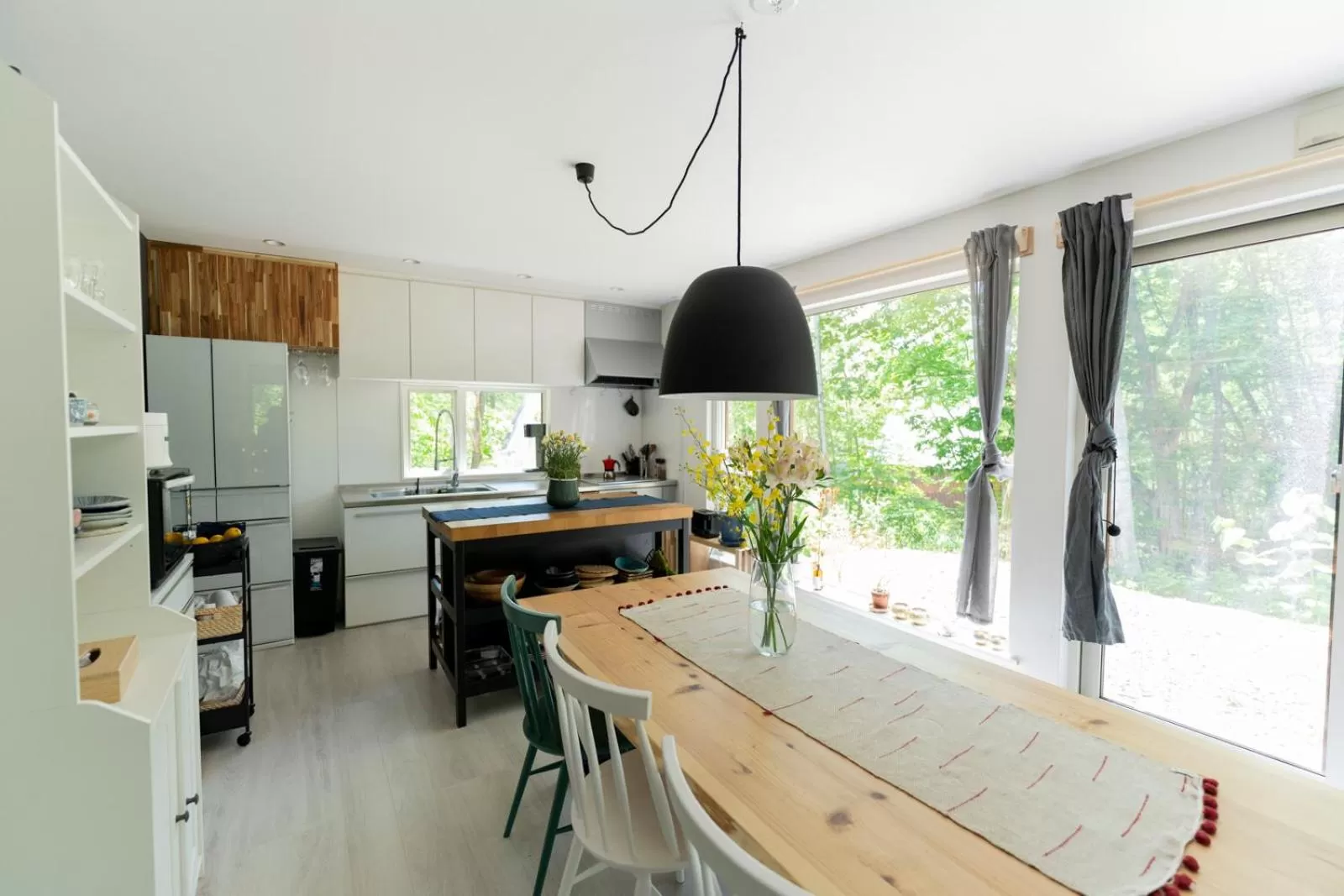 Kitchen or kitchenette in Country Inn Milky House