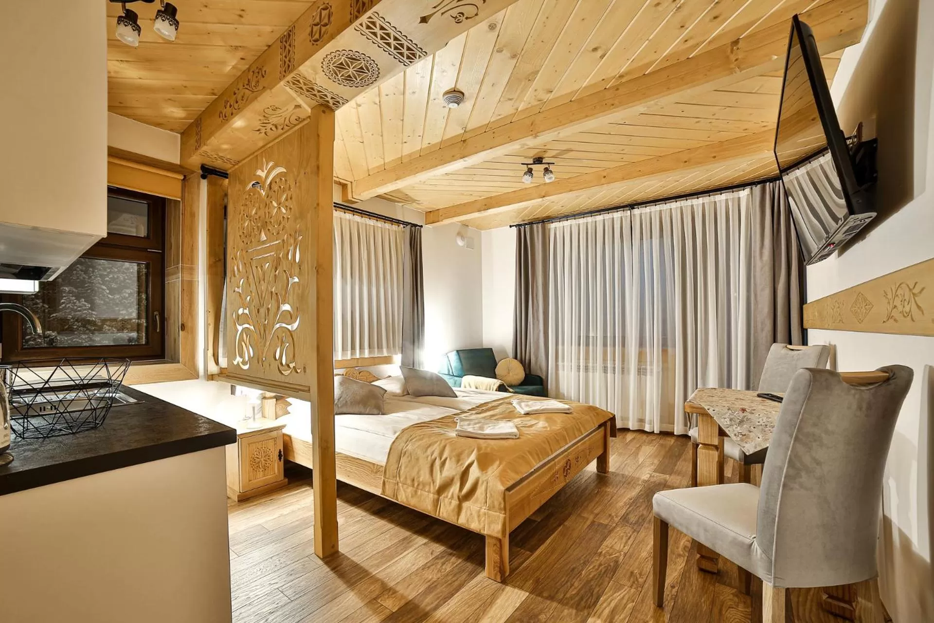 Photo of the whole room, Bed in Górskie Wspomnienie