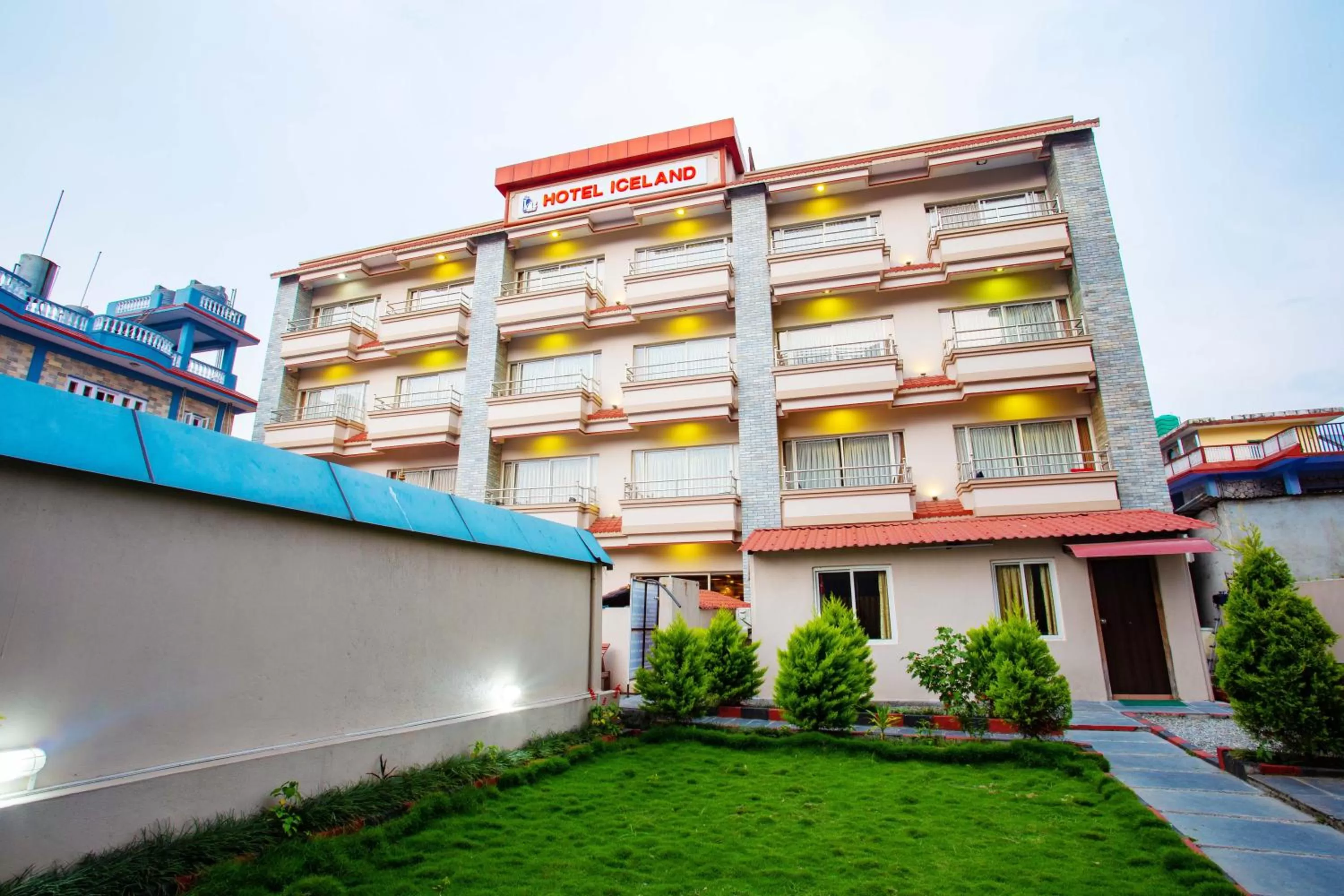 Garden in Hotel Iceland