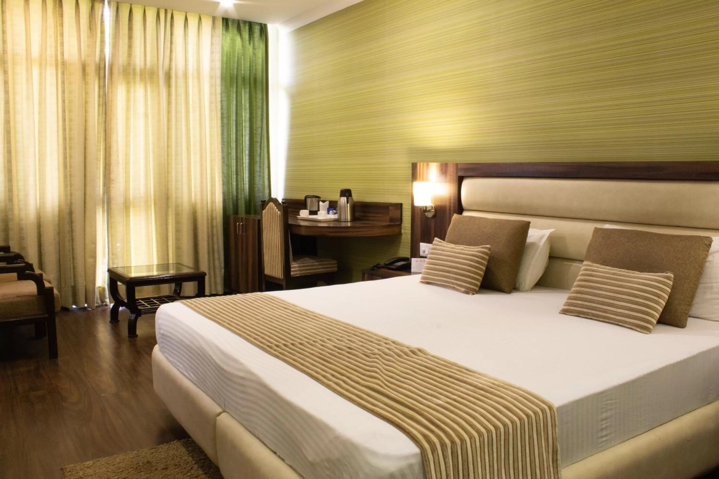 Bed in Hotel Shiva Continental