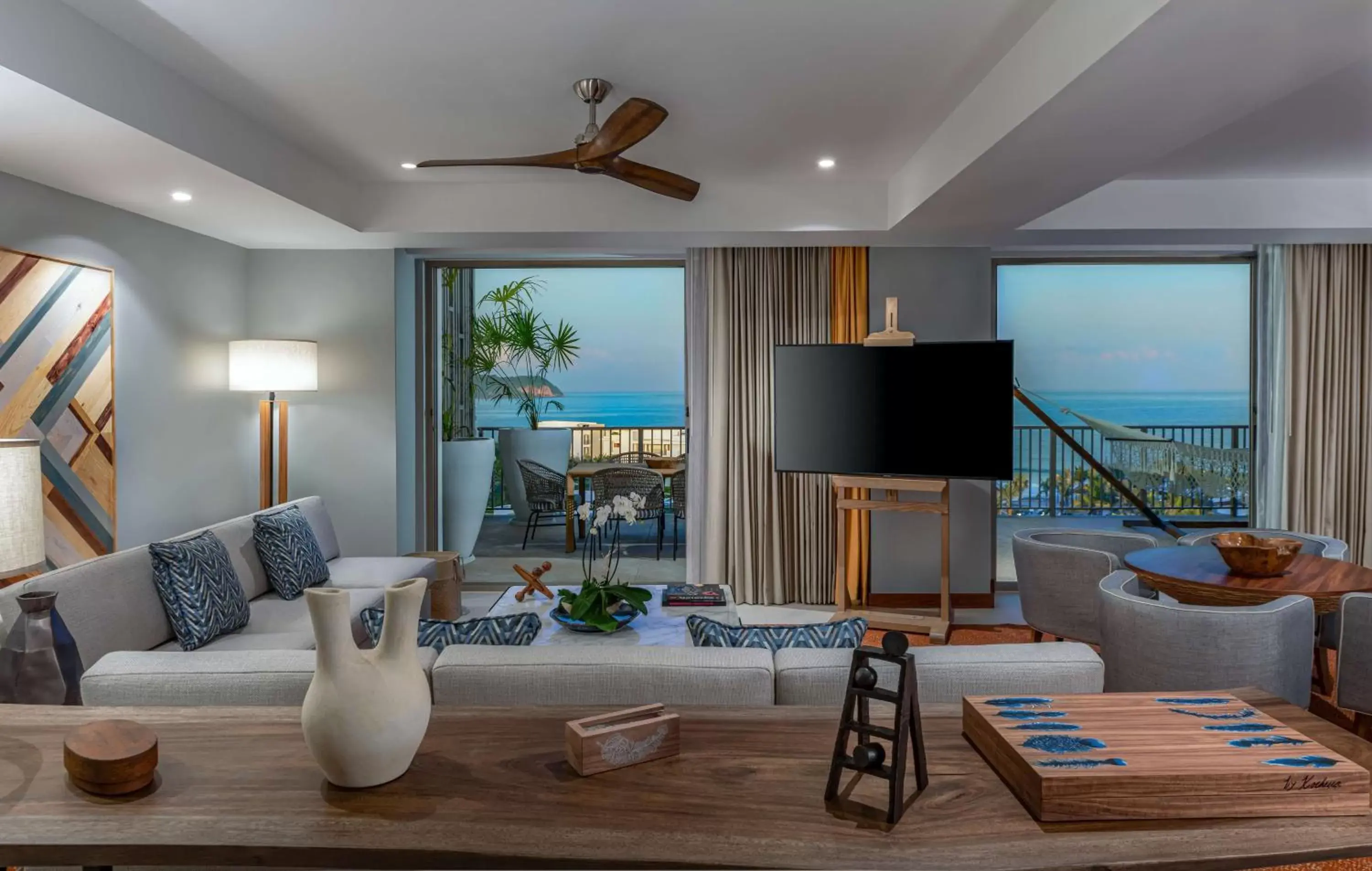 Living room in Conrad Punta de Mita