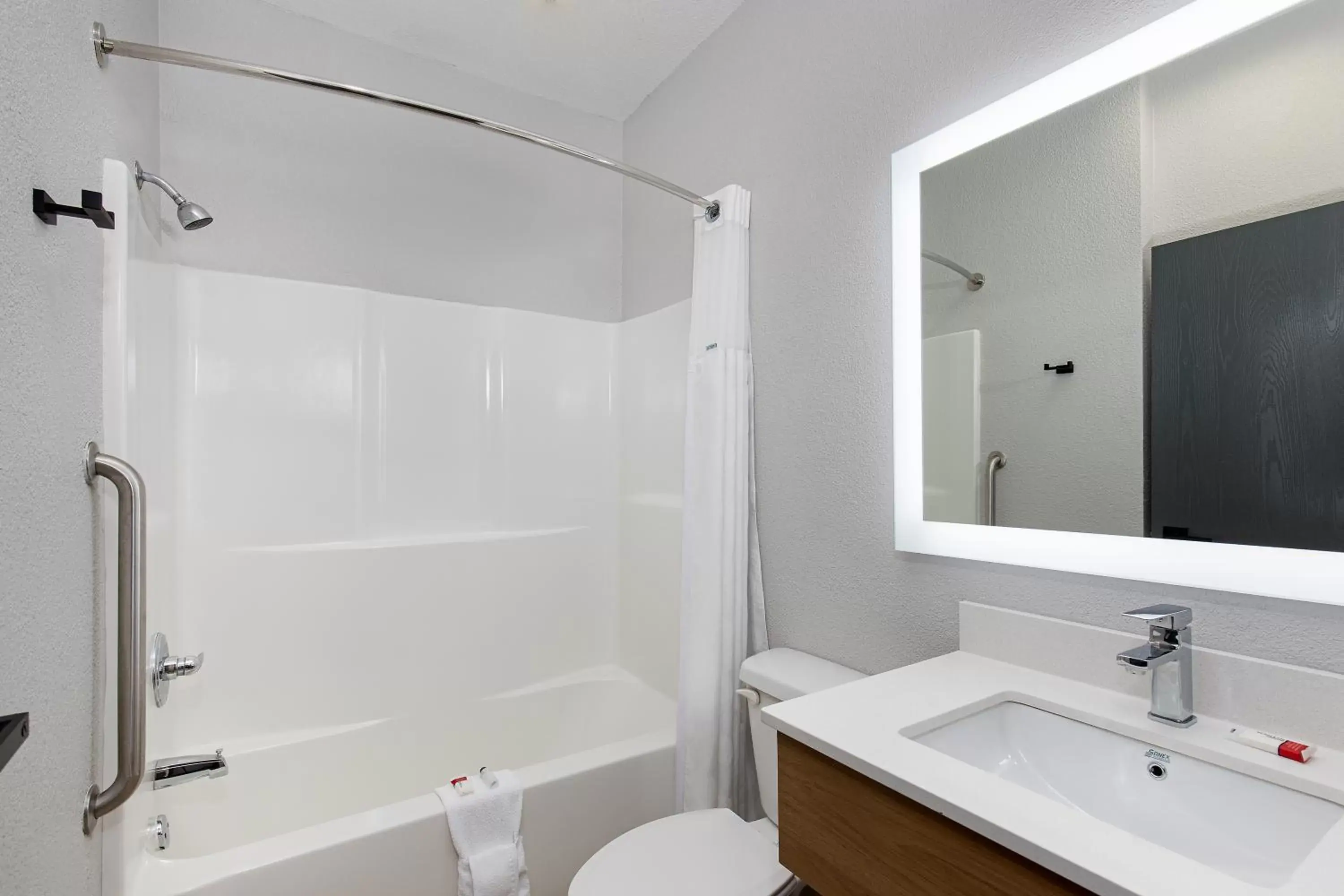 Bathroom in Microtel Inn & Suites by Wyndham Manchester - Newly Renovated