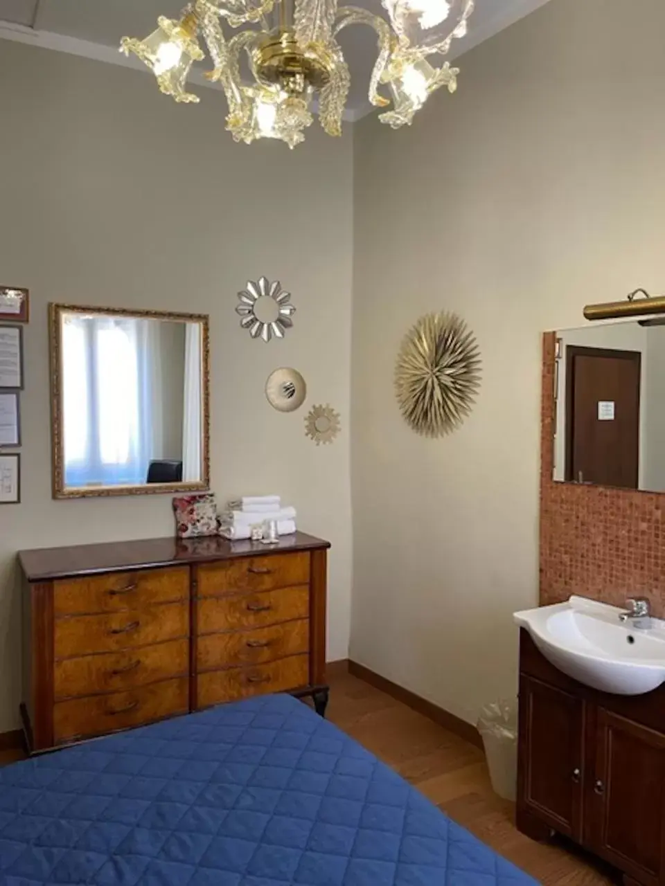 Decorative detail, Bathroom in Pensione Guerrato