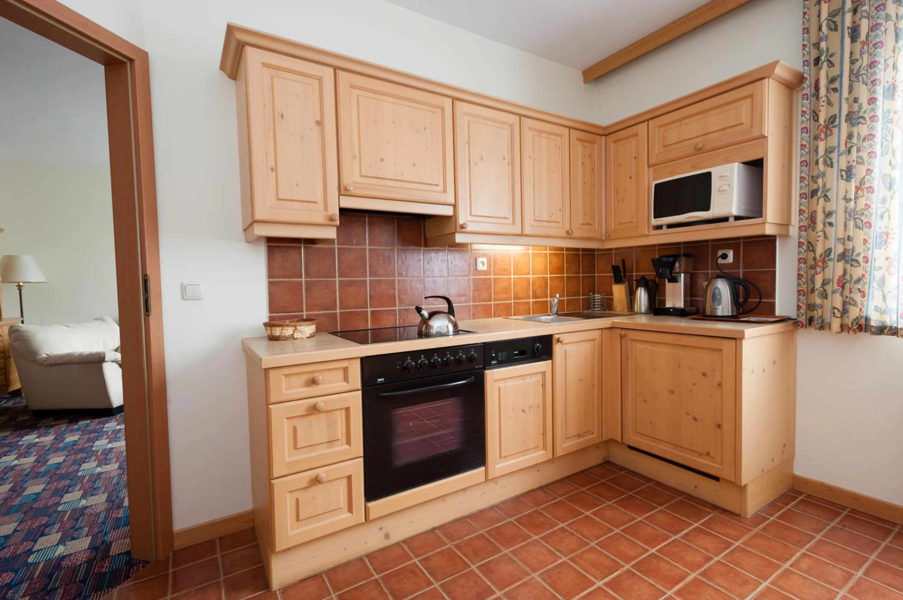 Kitchen or kitchenette in Hotel Partner