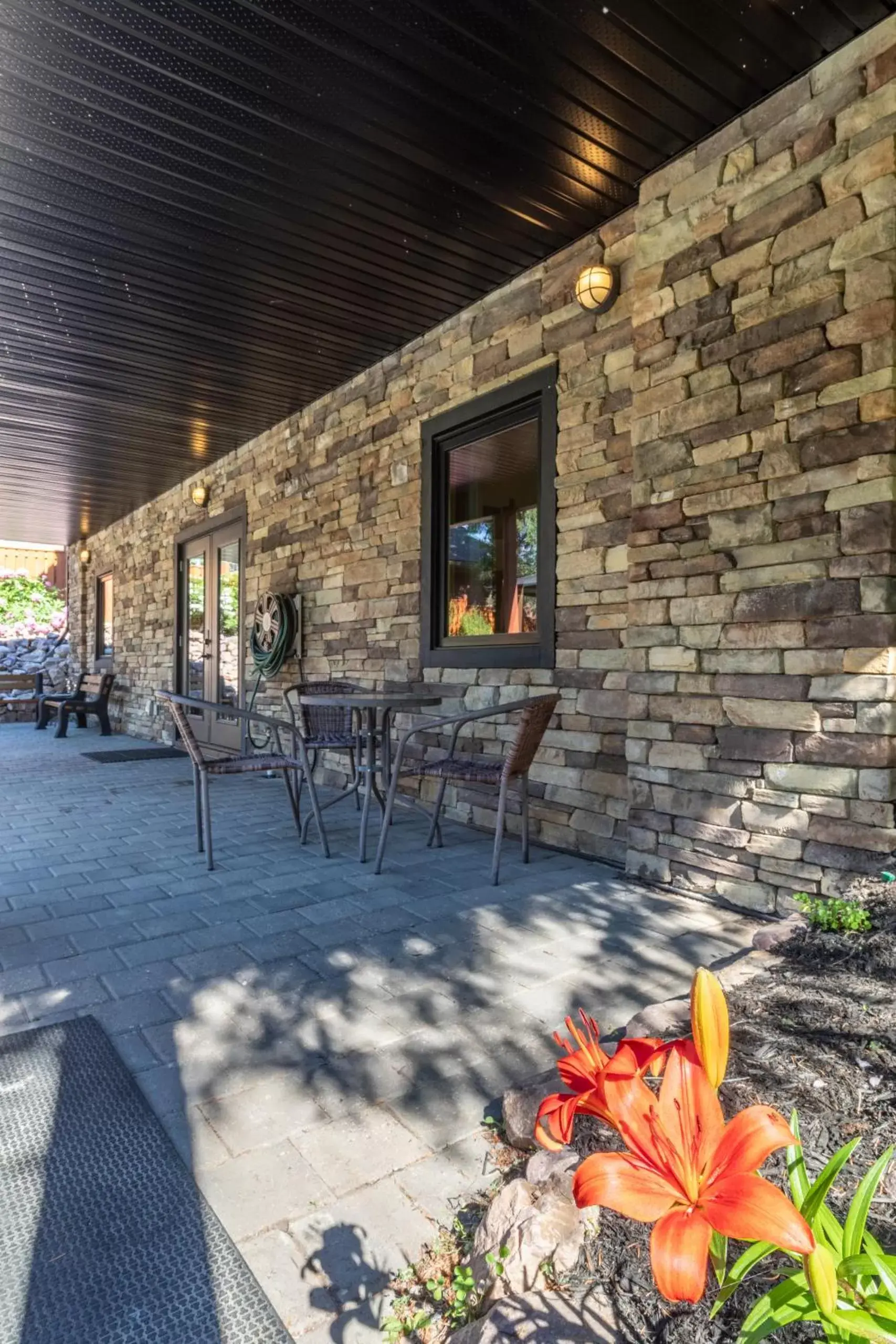 Patio in Canyon Ridge Lodge