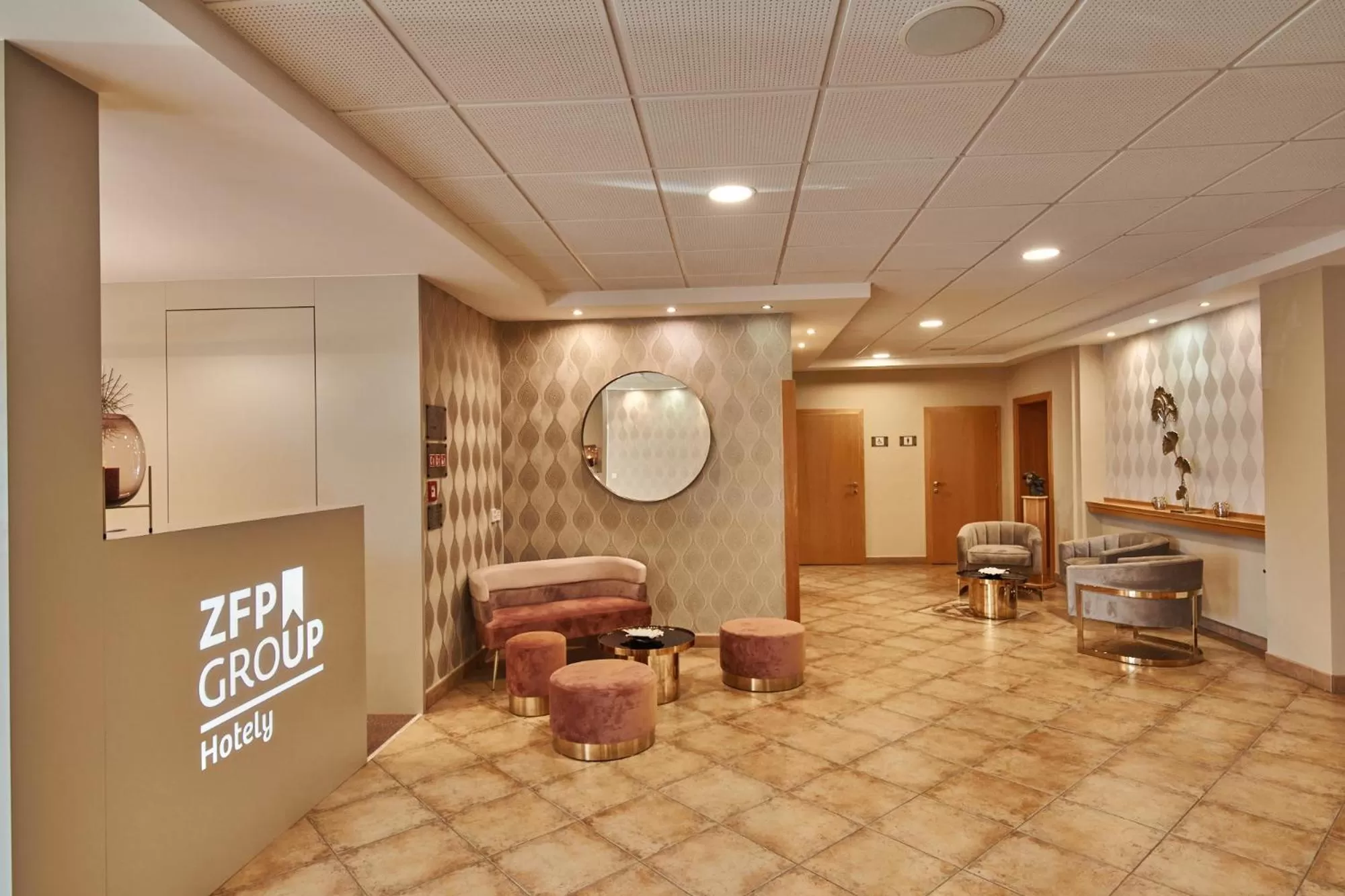 Lobby or reception in Hotel Akademie a depandance Vila Jarmila