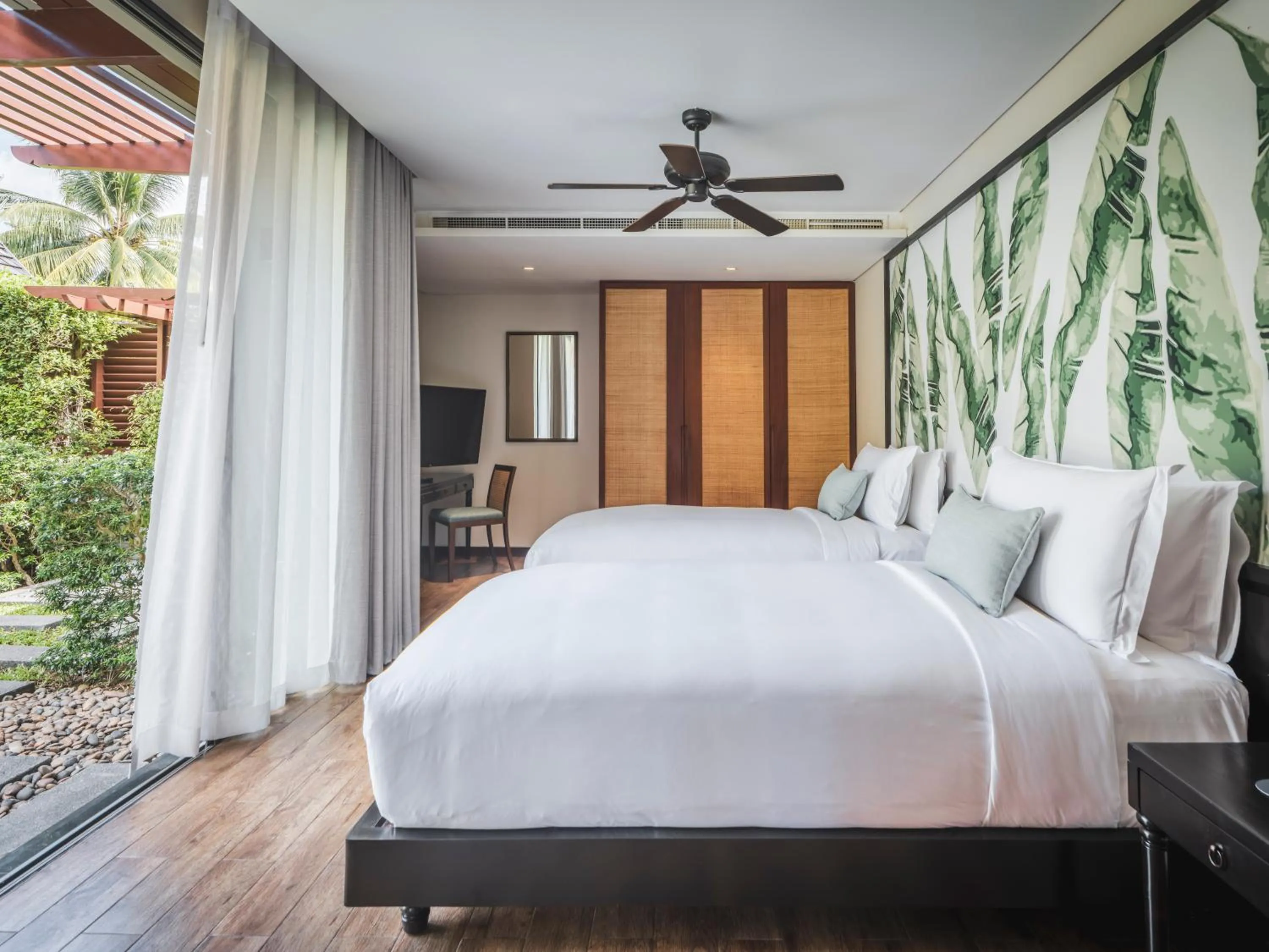 Bedroom, Bed in Anantara Mai Khao Phuket Villas