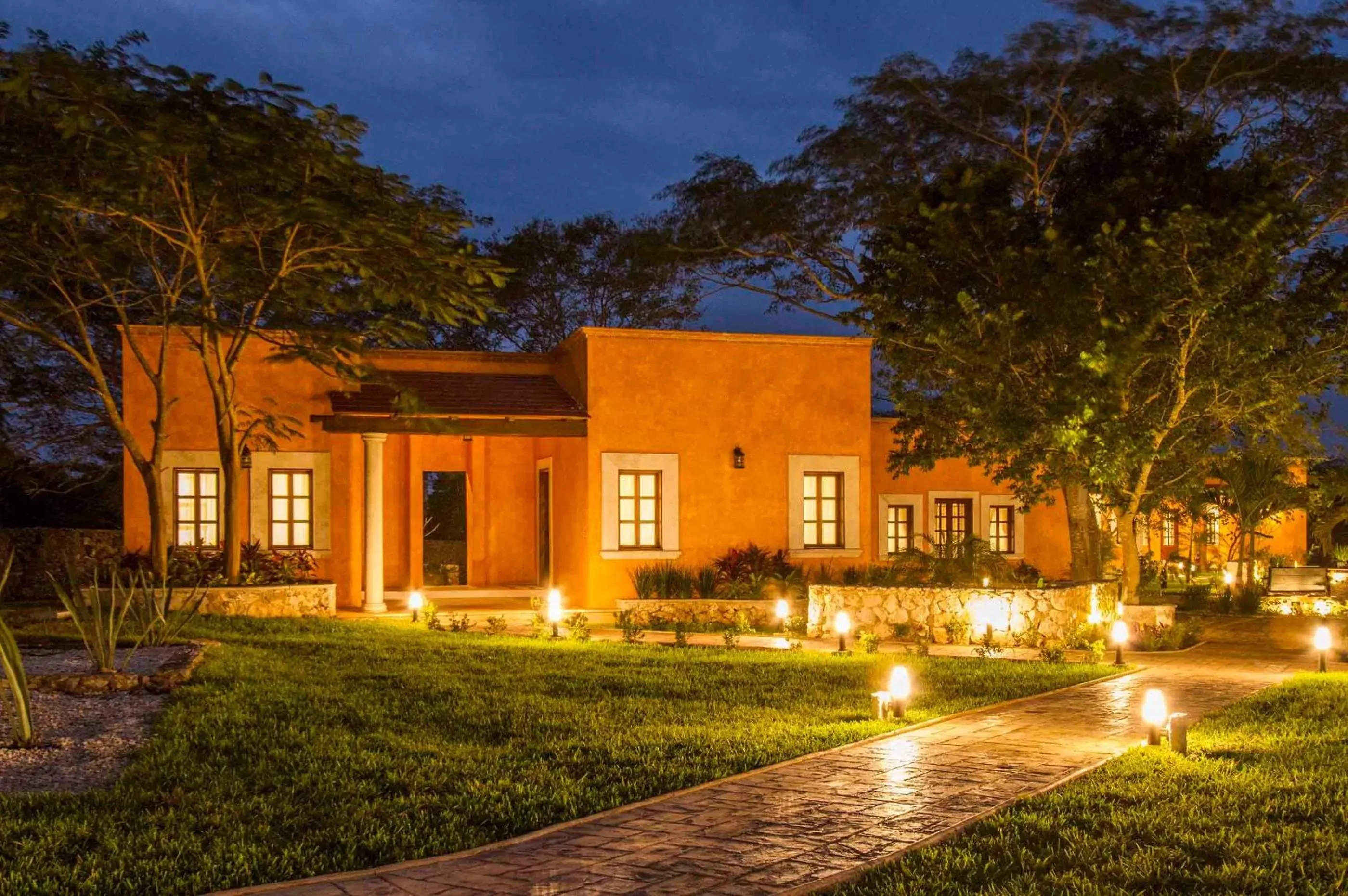 Bird's eye view, Property Building in Hacienda Santa Cruz Merida