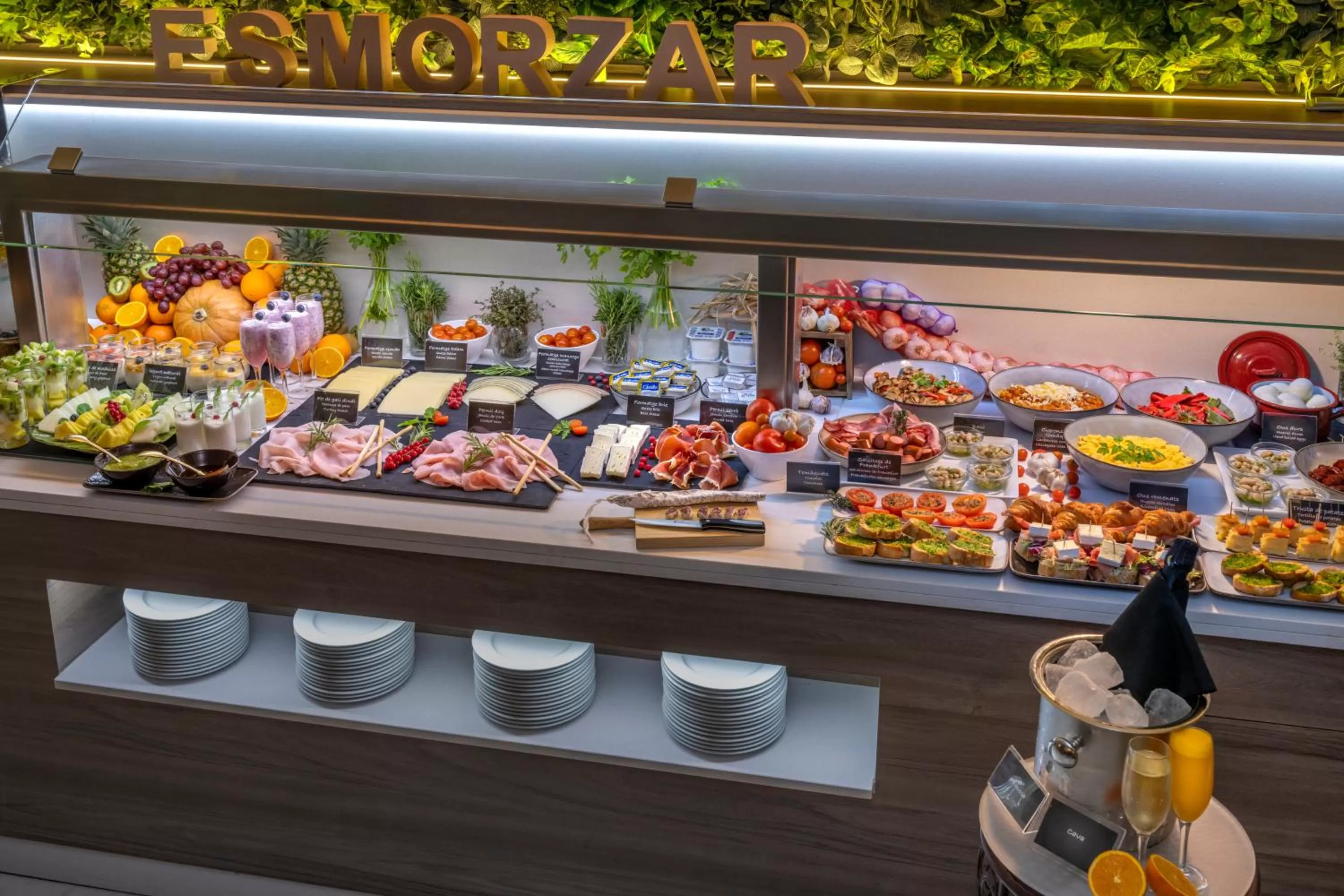 Buffet breakfast in SERHS Carlit Boutique Hotel