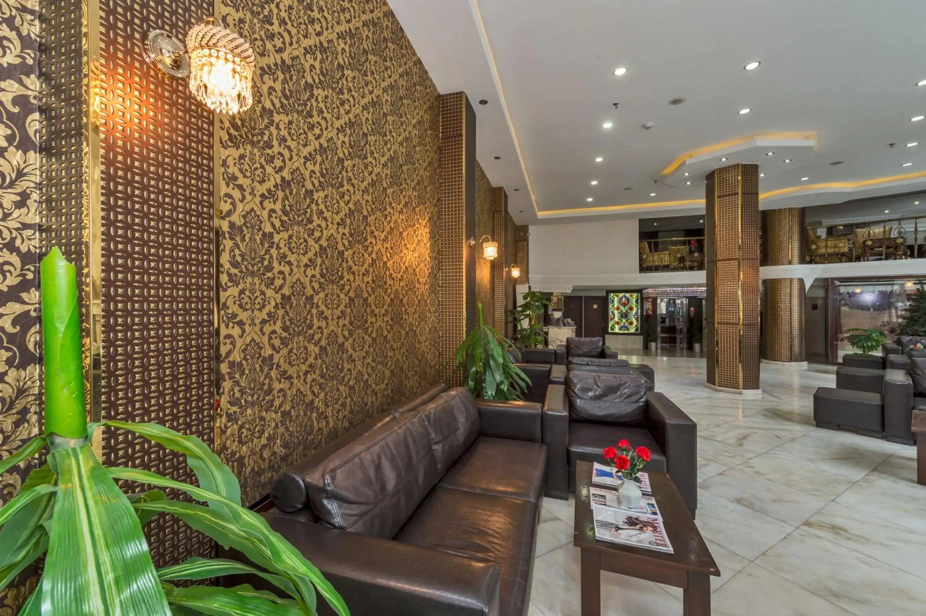 Communal lounge/ TV room, Lobby/Reception in Kuran Hotel International
