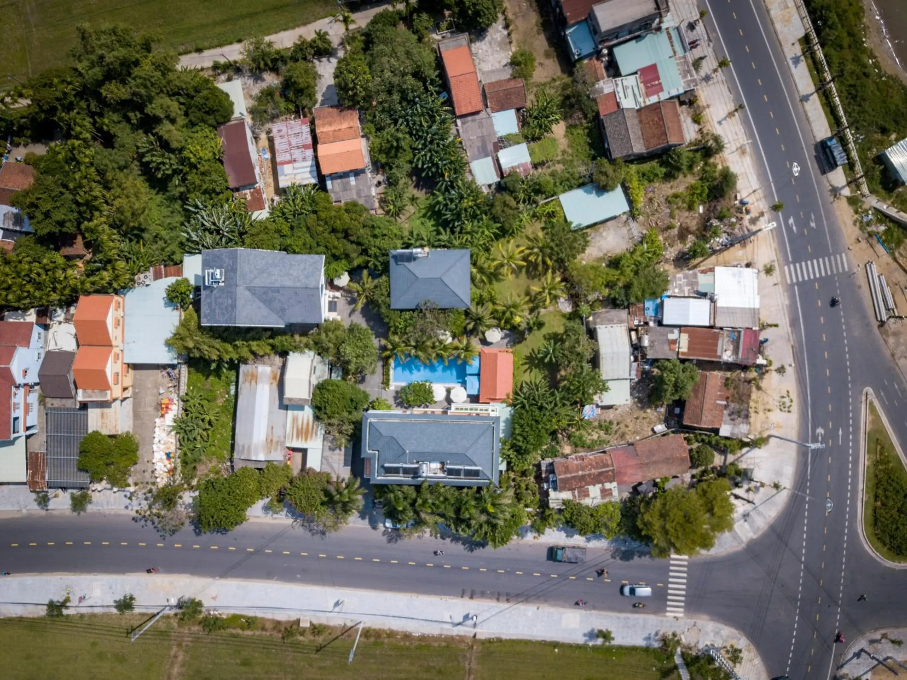 Property building, Bird's-eye View in Hoi An Reverie Villas