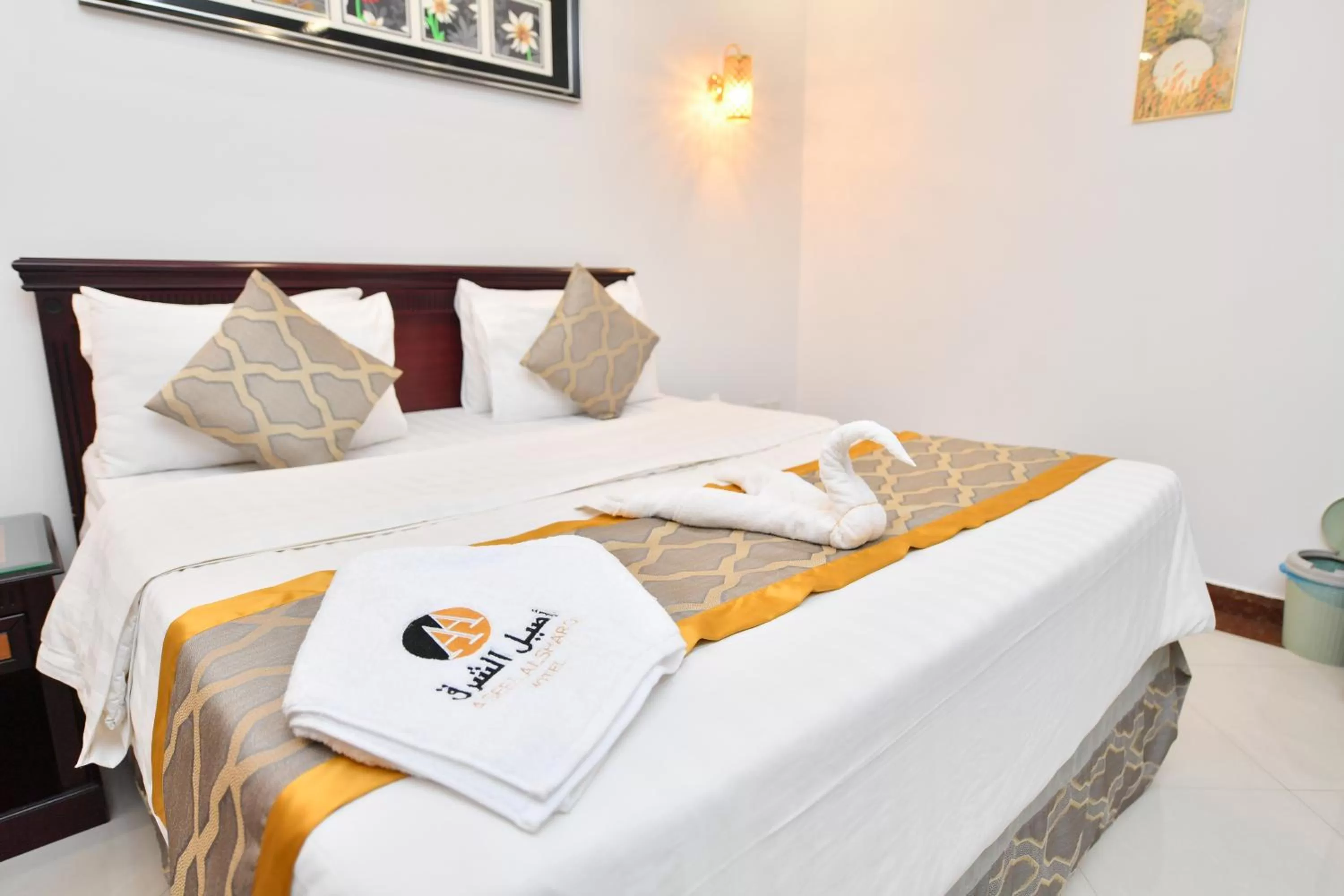 Bed in Aseel Alsharq Serviced Apartments - اقتصادي