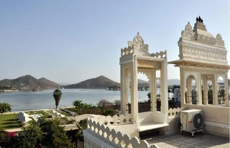Lake view in Rampratap Palace by Fateh Collection Lake view in Rampratap Palace by Fateh Collection