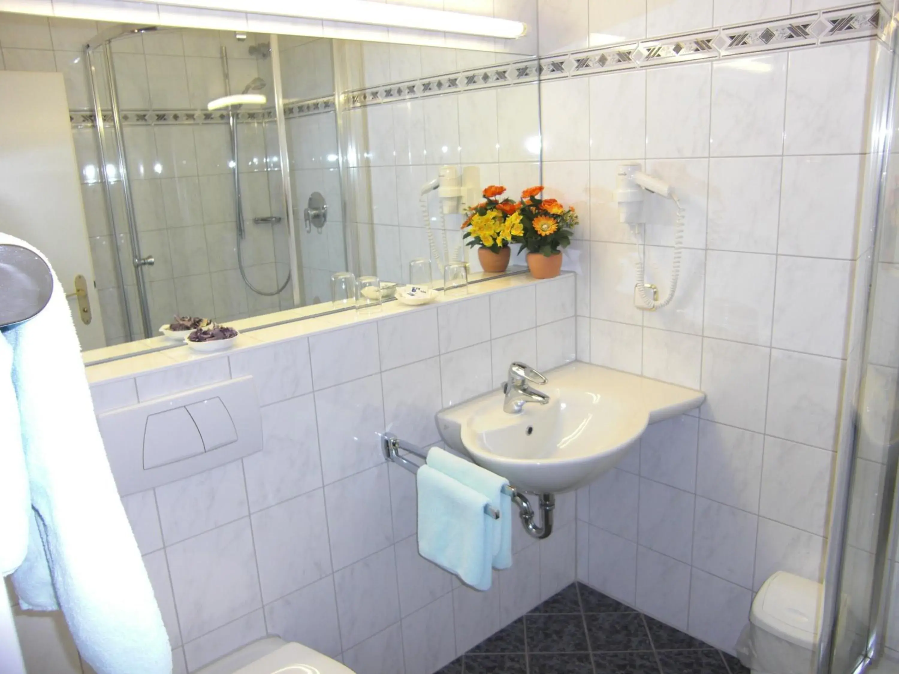Bathroom in Hotel Hansa