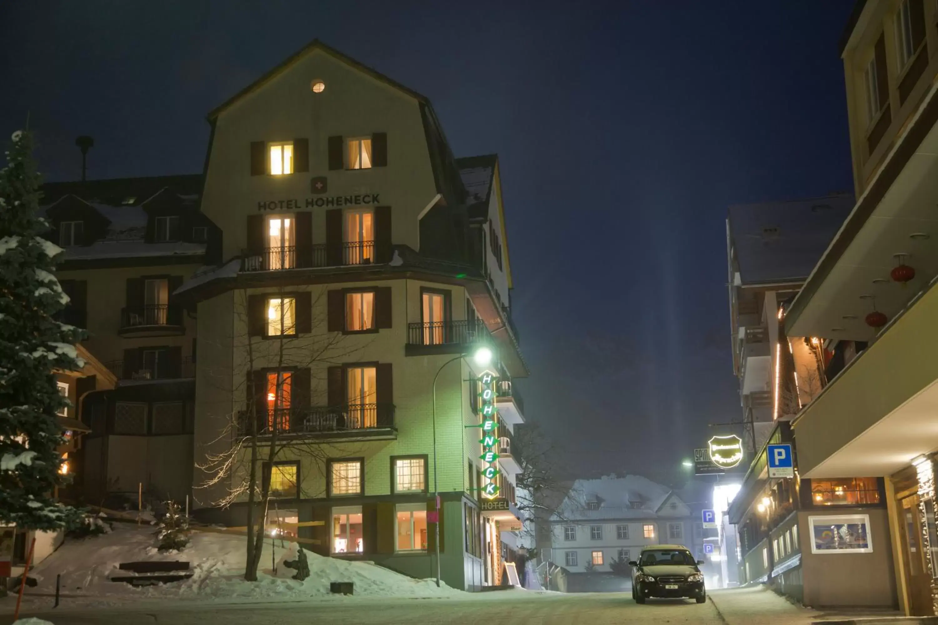 Property building in Hotel Hoheneck- self check-in