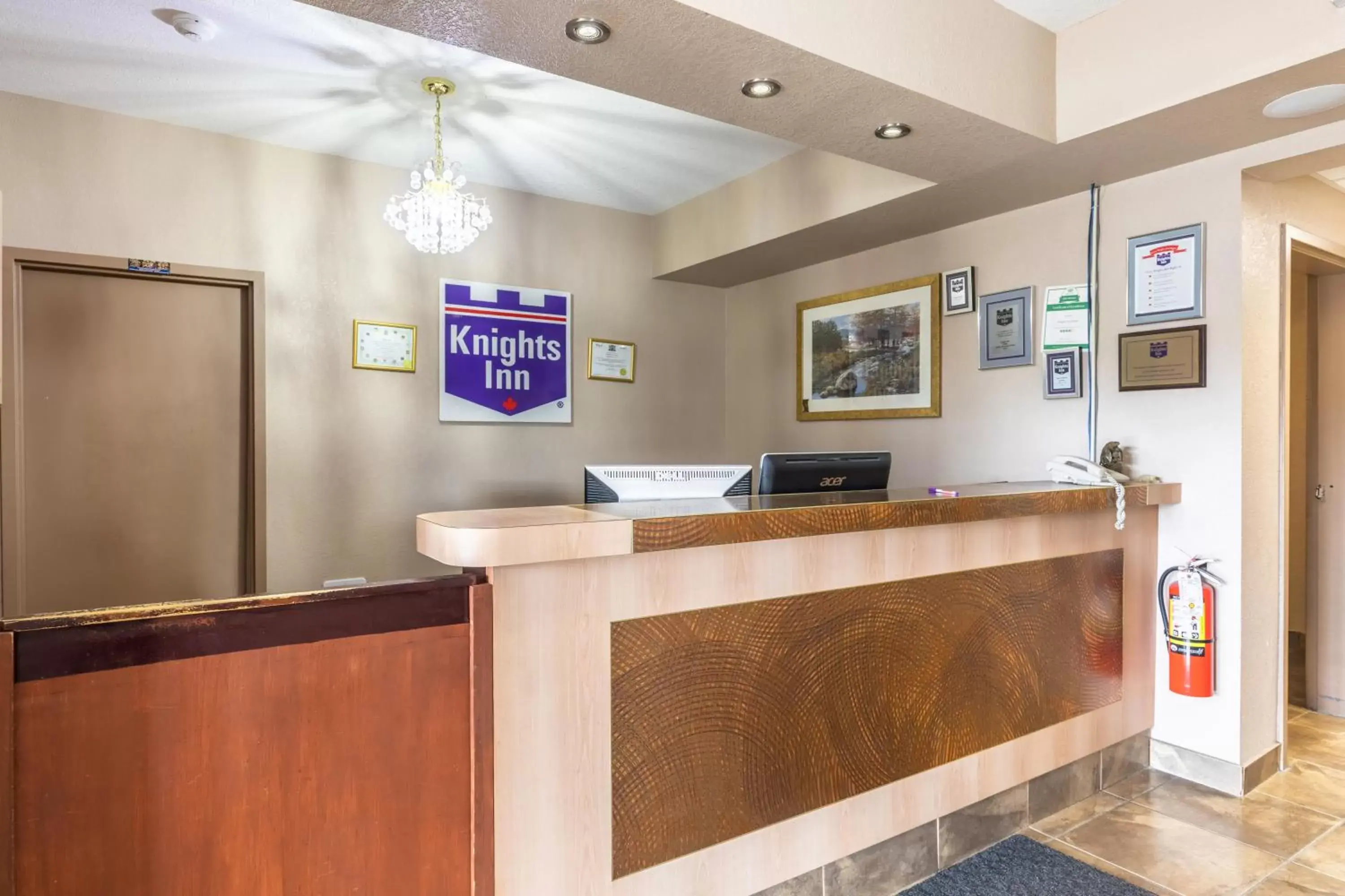 Lobby or reception, Lobby/Reception in Knights Inn Orillia