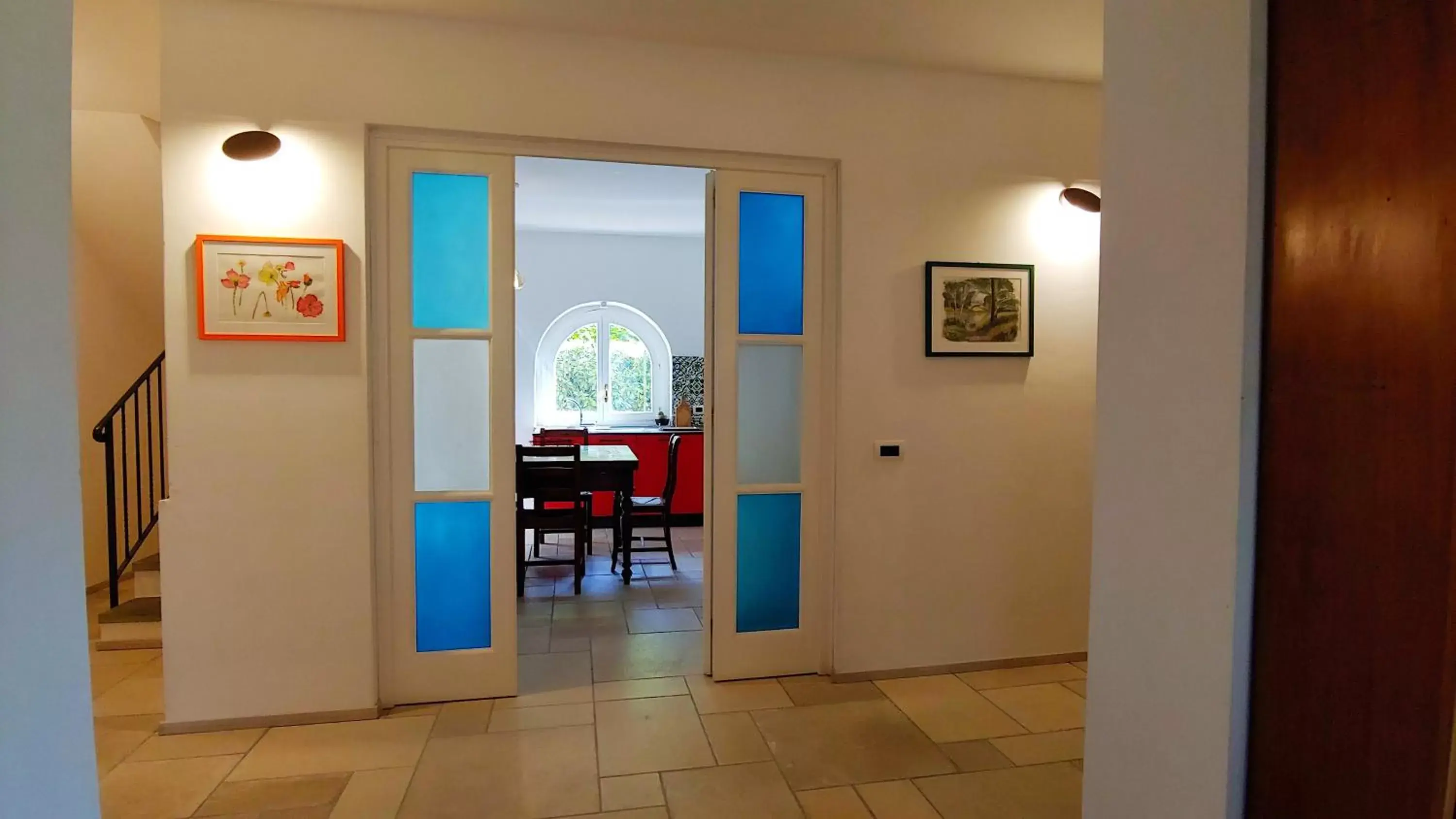 Dining area in Torrebianca Tuscany