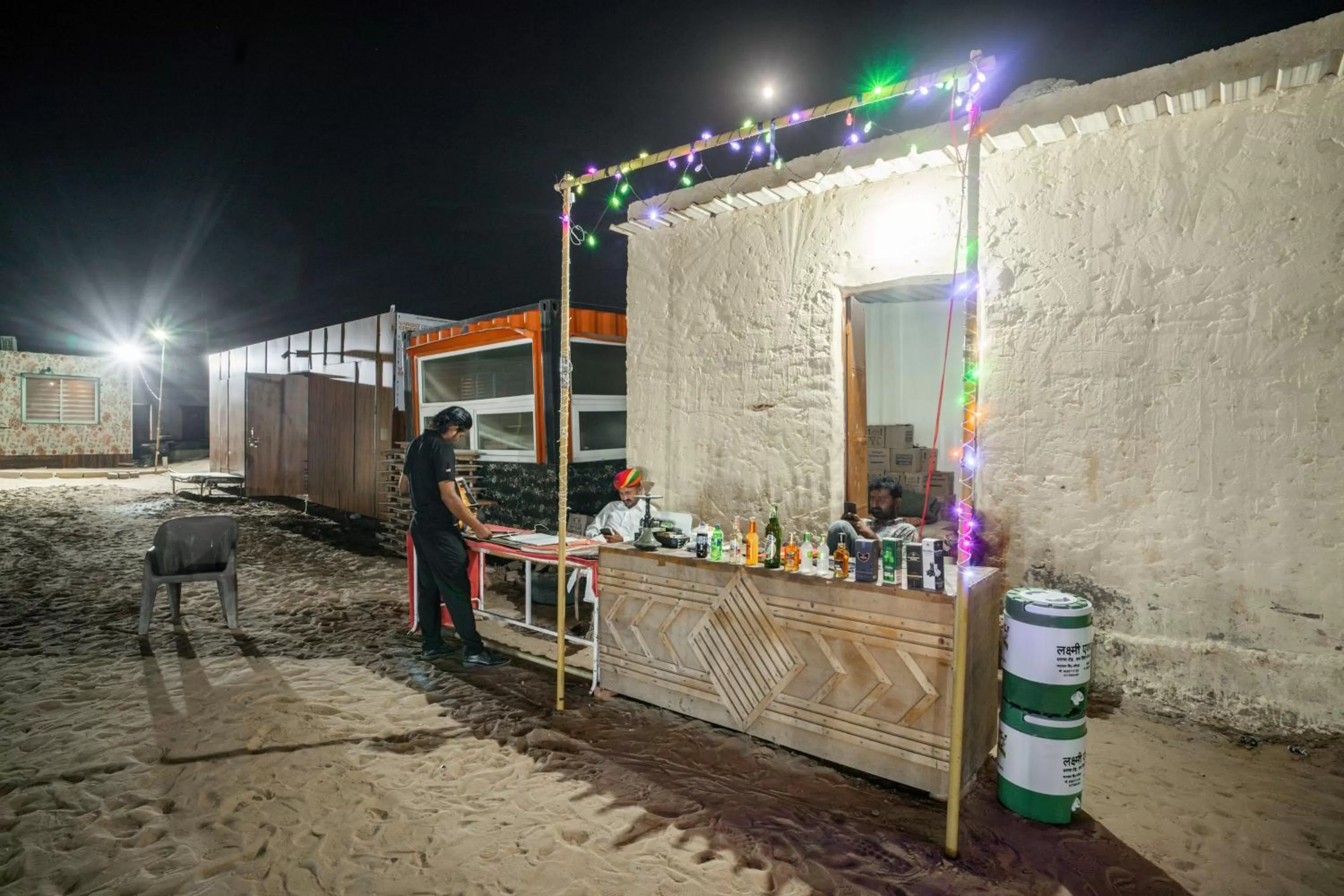 Night in Bhati Desert Camp Sam