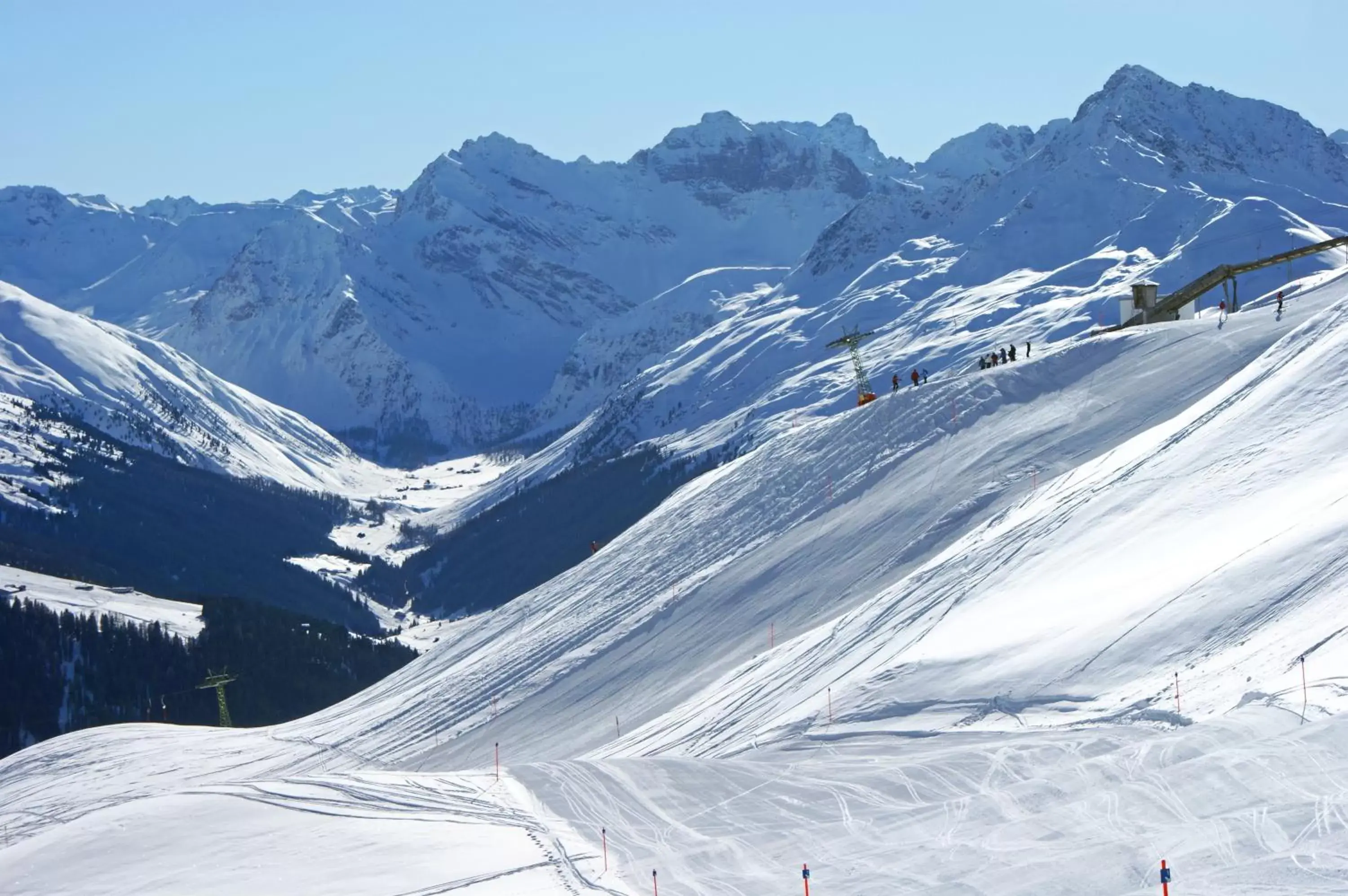 Natural landscape, Winter in Schatzalp Hotel