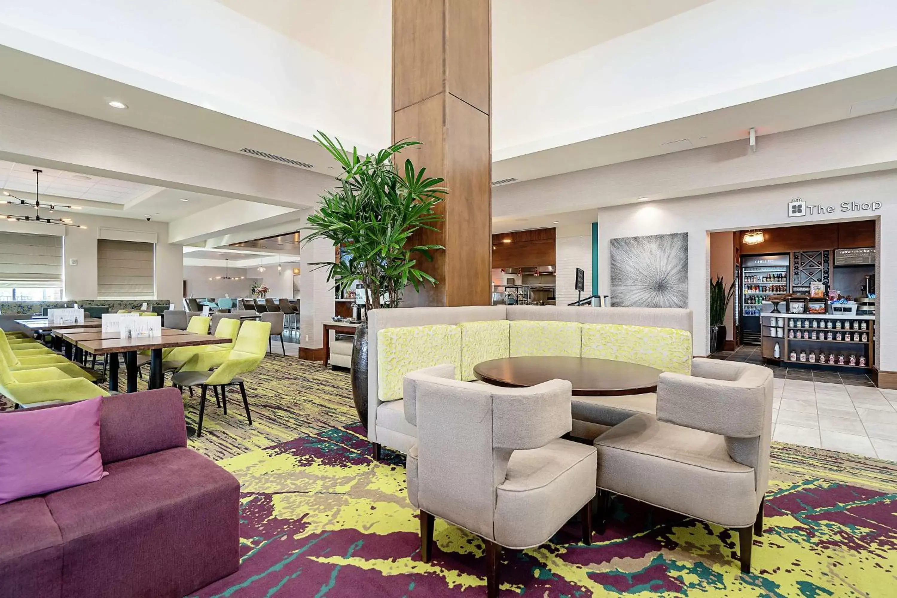 Lobby or reception, Lounge/Bar in Hilton Garden Inn Edmond/Oklahoma City North
