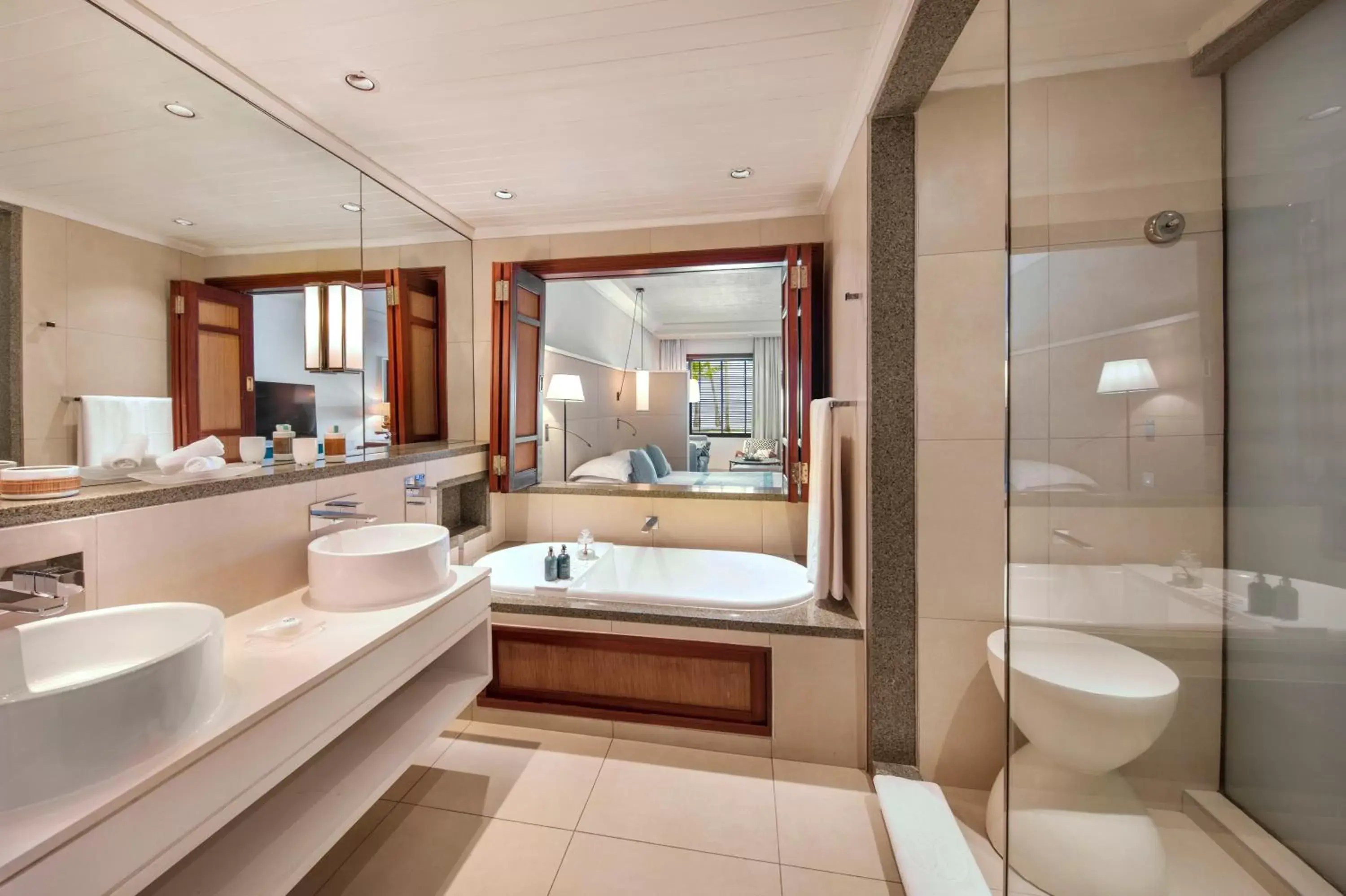 Shower, Bathroom in Constance Belle Mare Plage