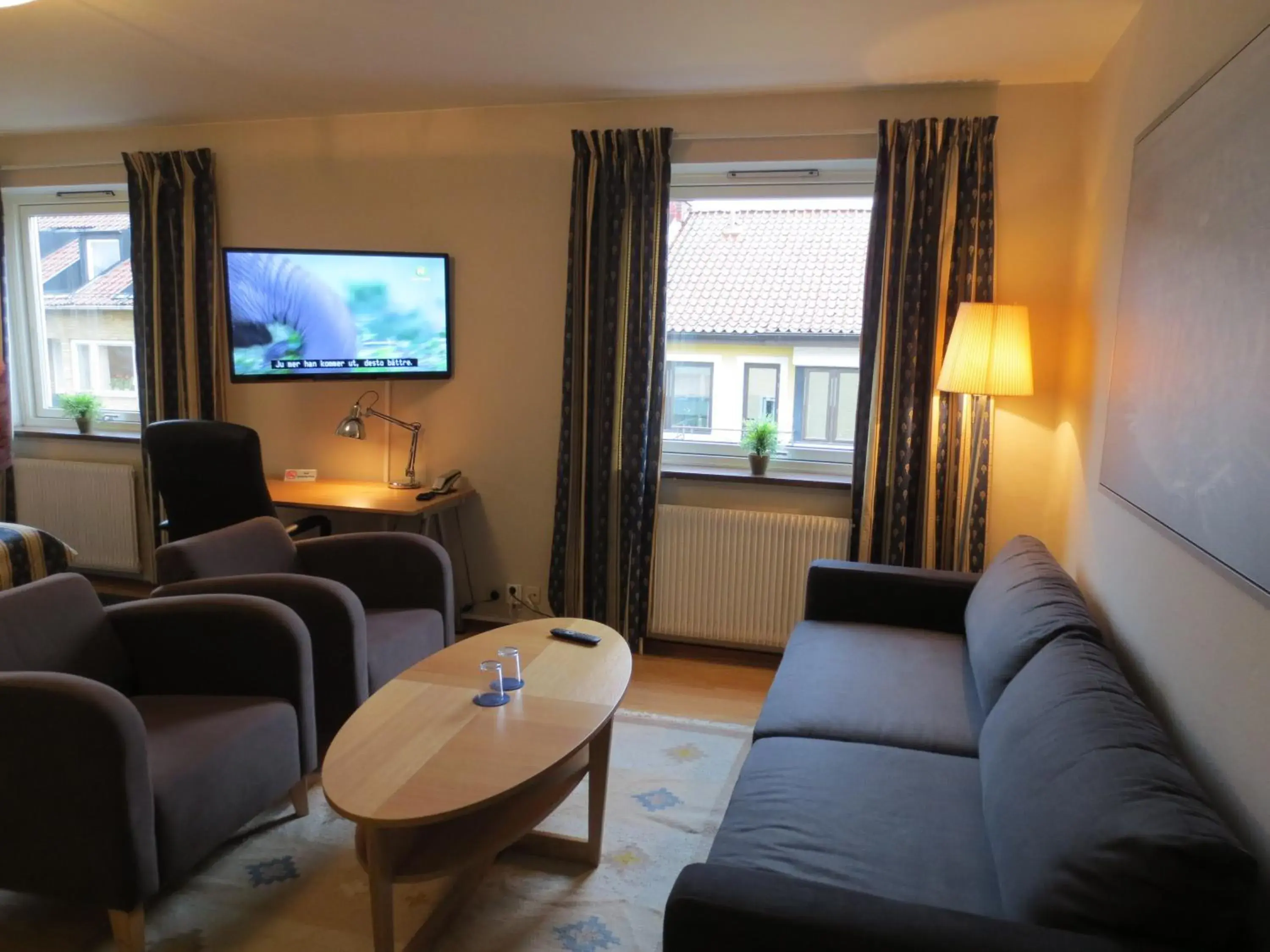 TV and multimedia, Seating Area in Hotel Göingehof