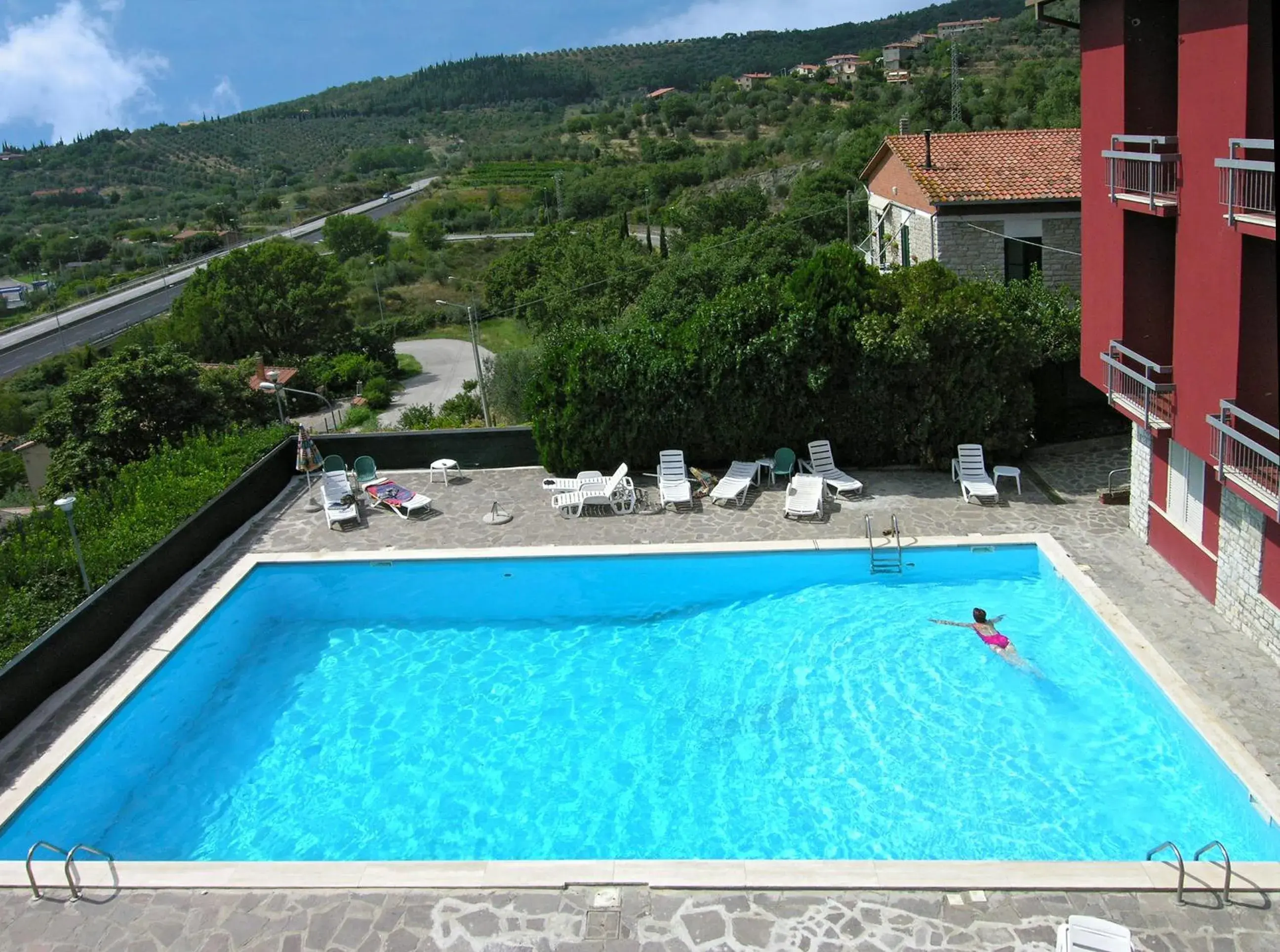 Pool View in Hotel Cavalieri