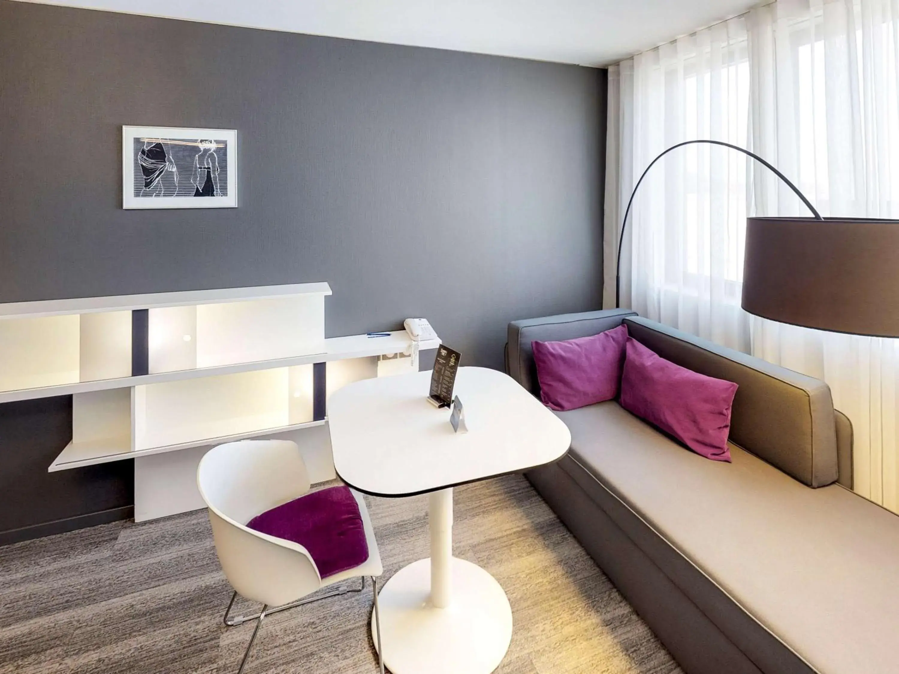 Bedroom, Seating Area in Novotel Suites Luxembourg