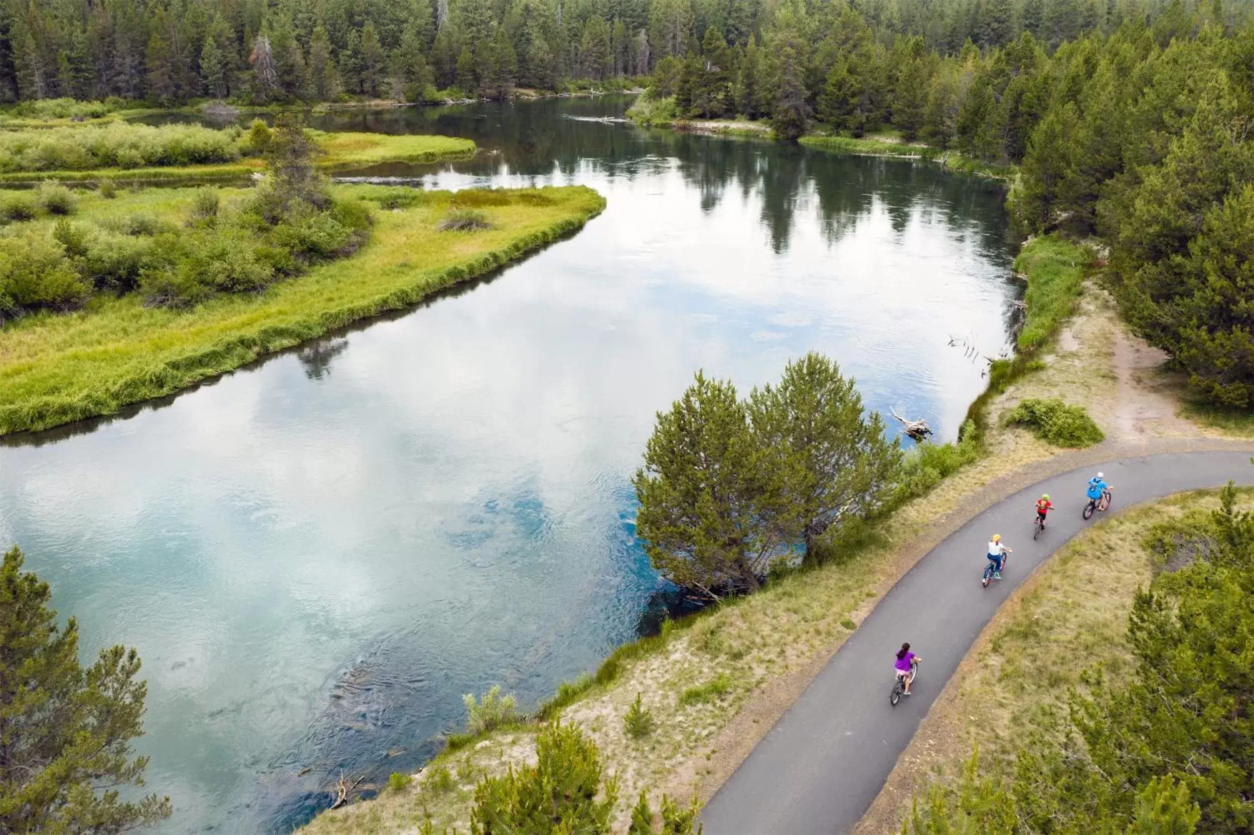 Natural landscape, Bird's-eye View in Sunriver Resort