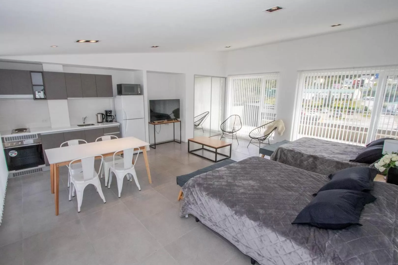 Living room in De la Costa Apartamentos