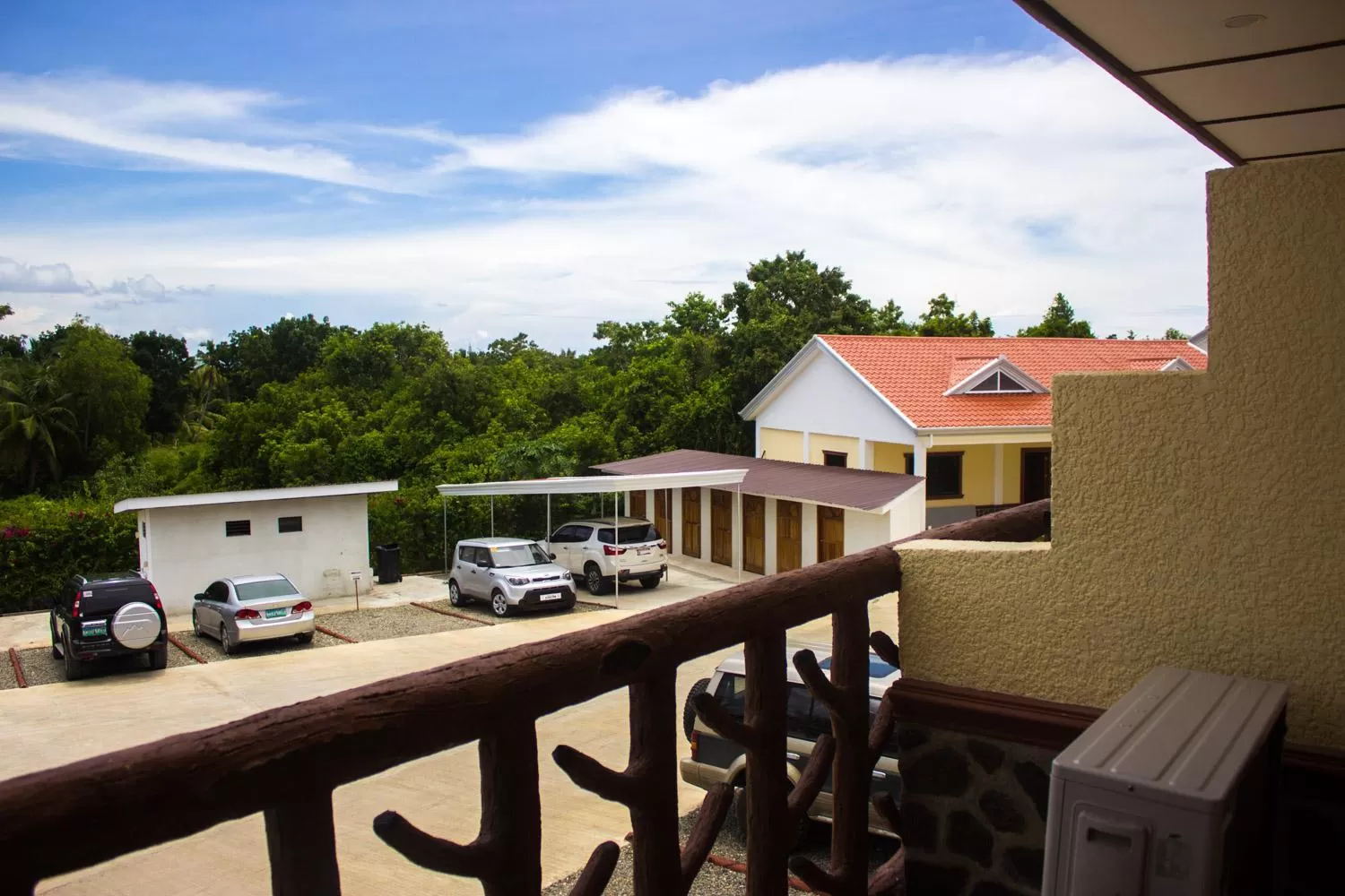 Inner courtyard view, Balcony/Terrace in Jugalis Hotel and Restaurant