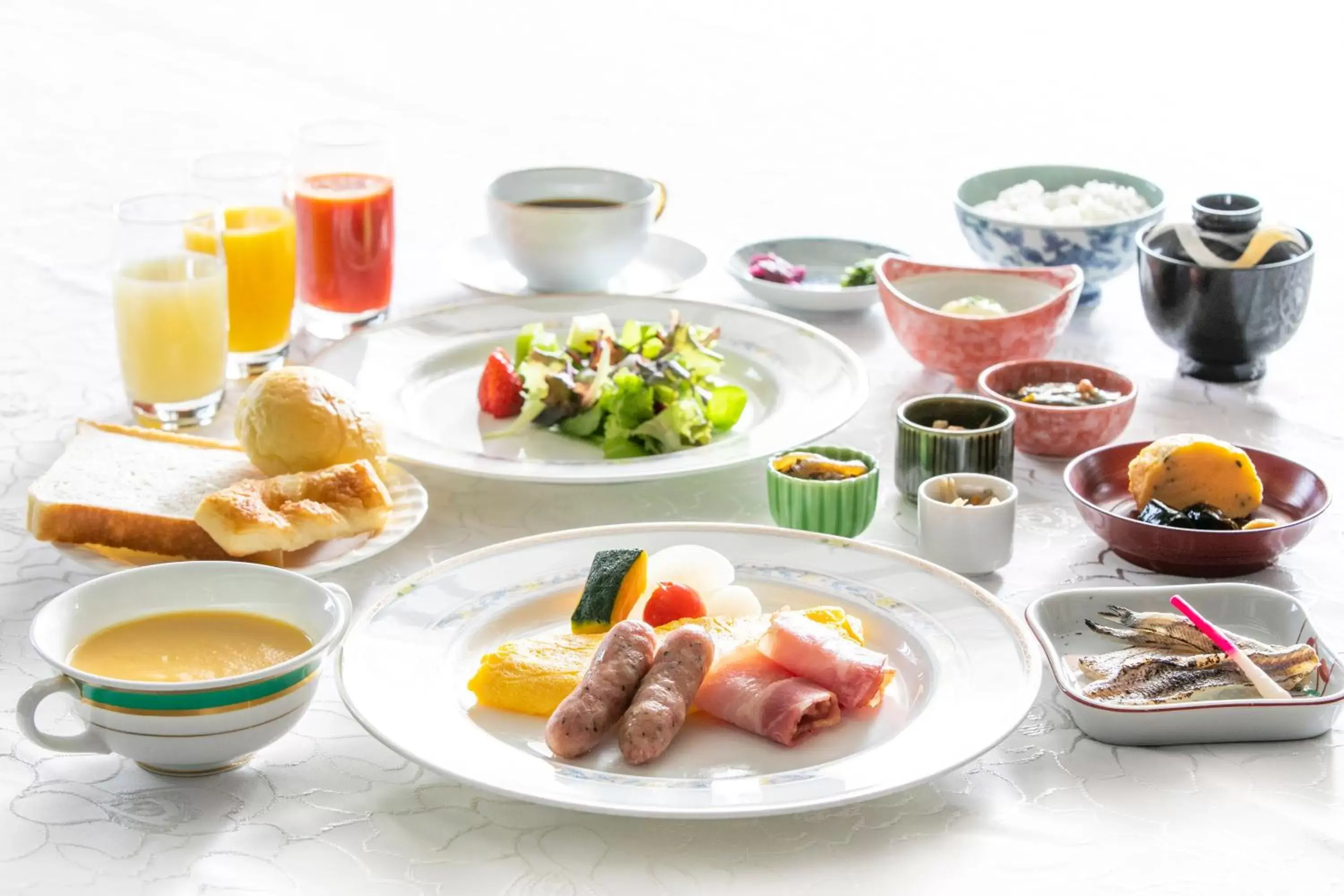 Breakfast in Kuretake Inn Nagoya Hisayaodori