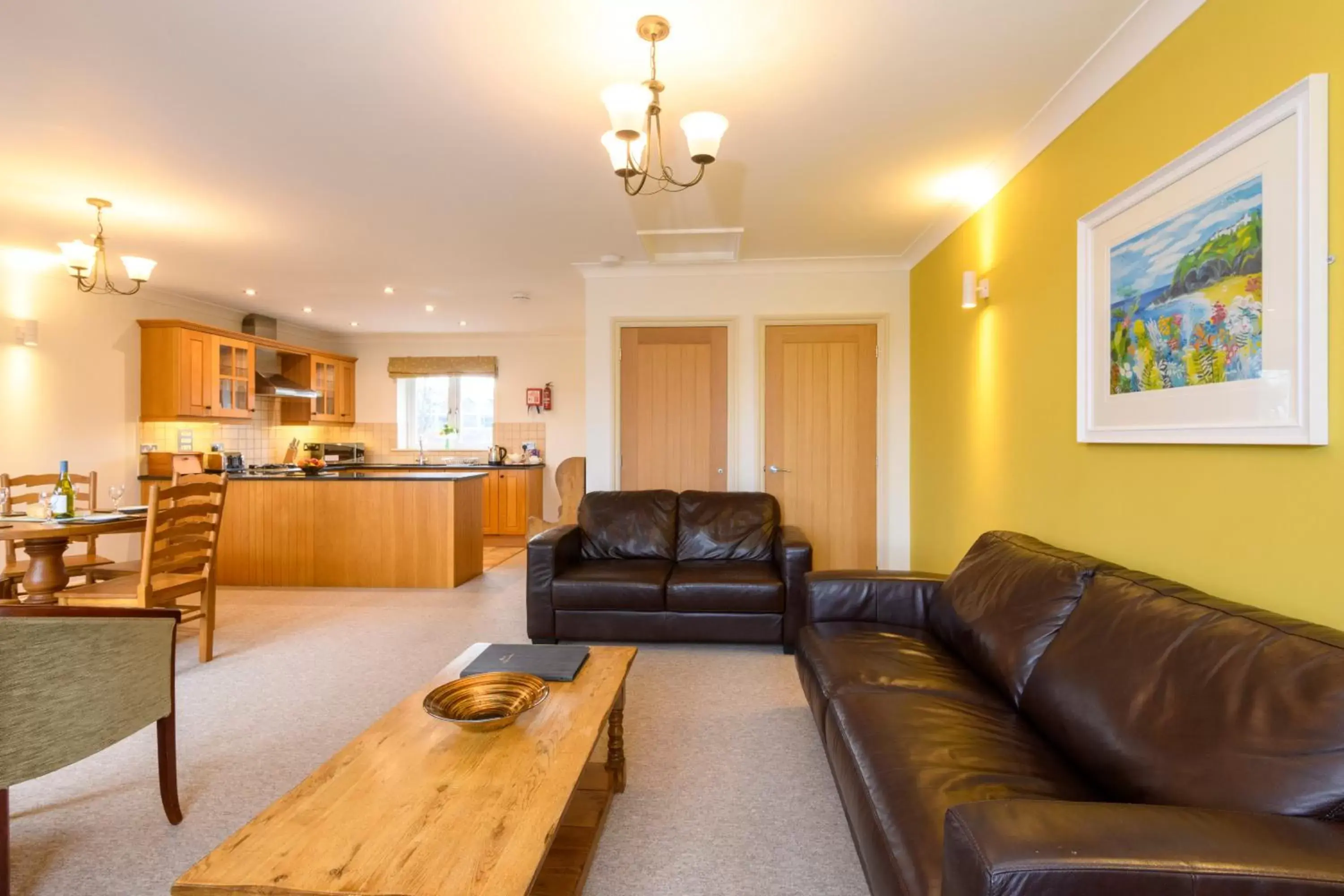 Living room, Seating Area in Porth Veor Manor Villas & Apartments