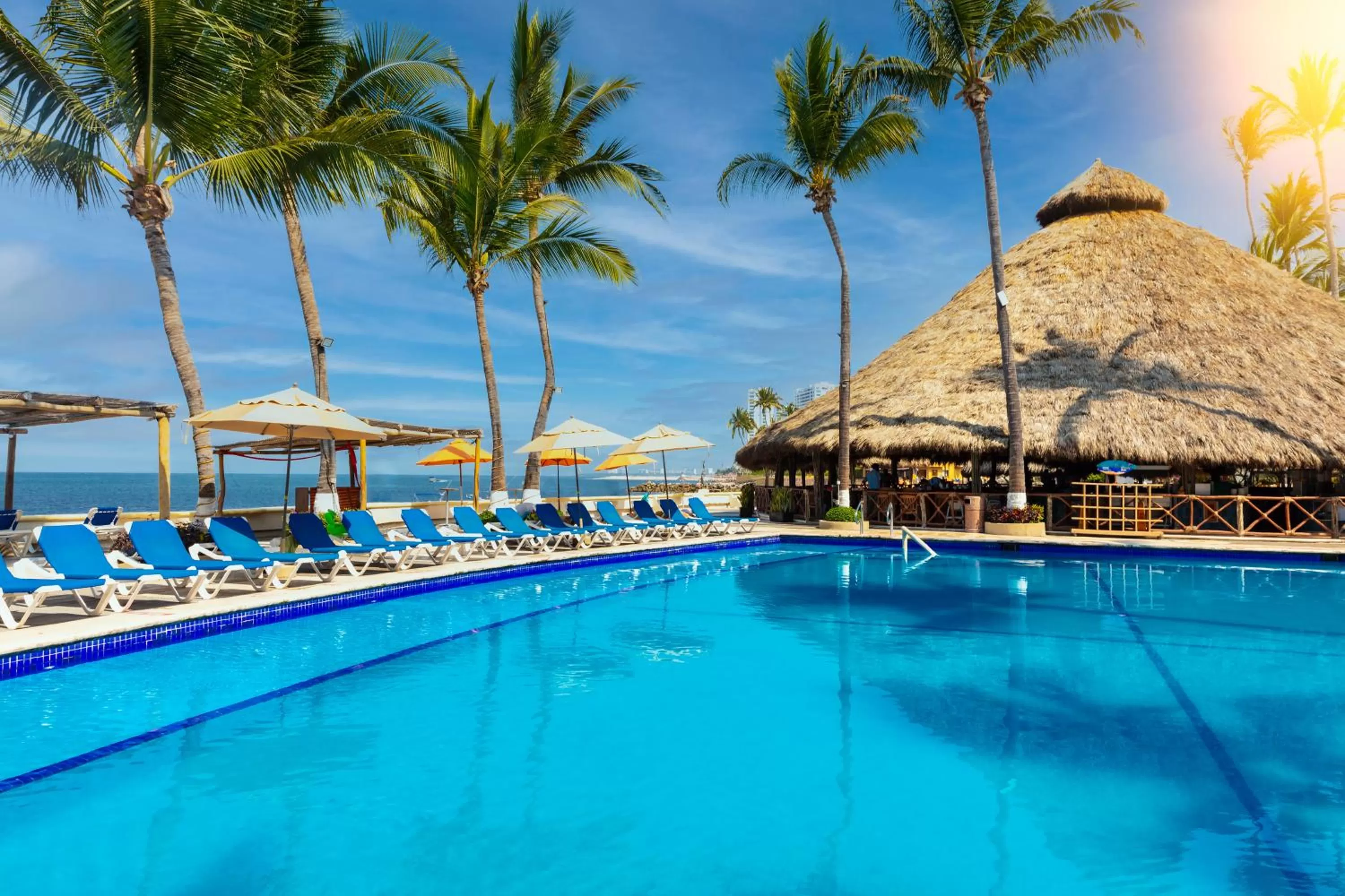 Swimming pool in Las Palmas by the Sea All Inclusive