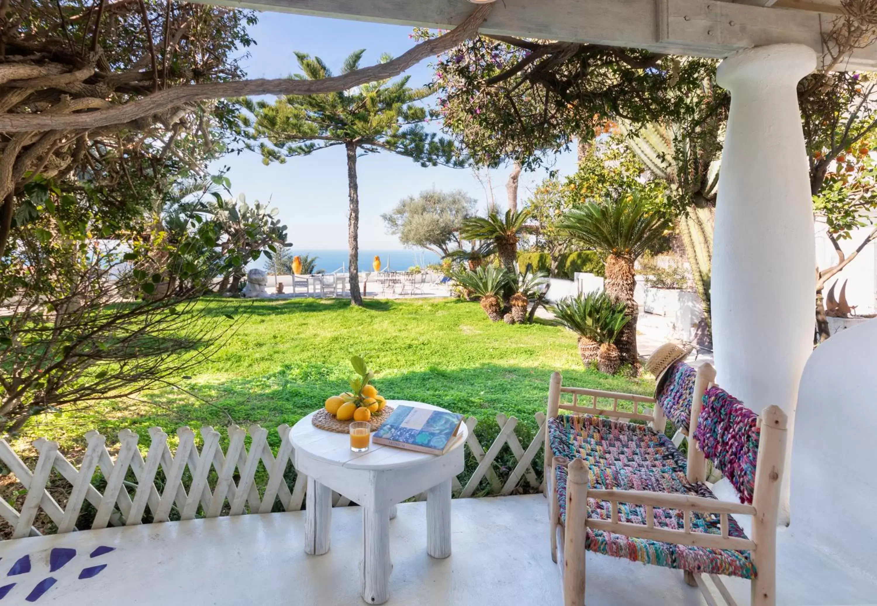 Patio in Villa Ravino Aparthotel