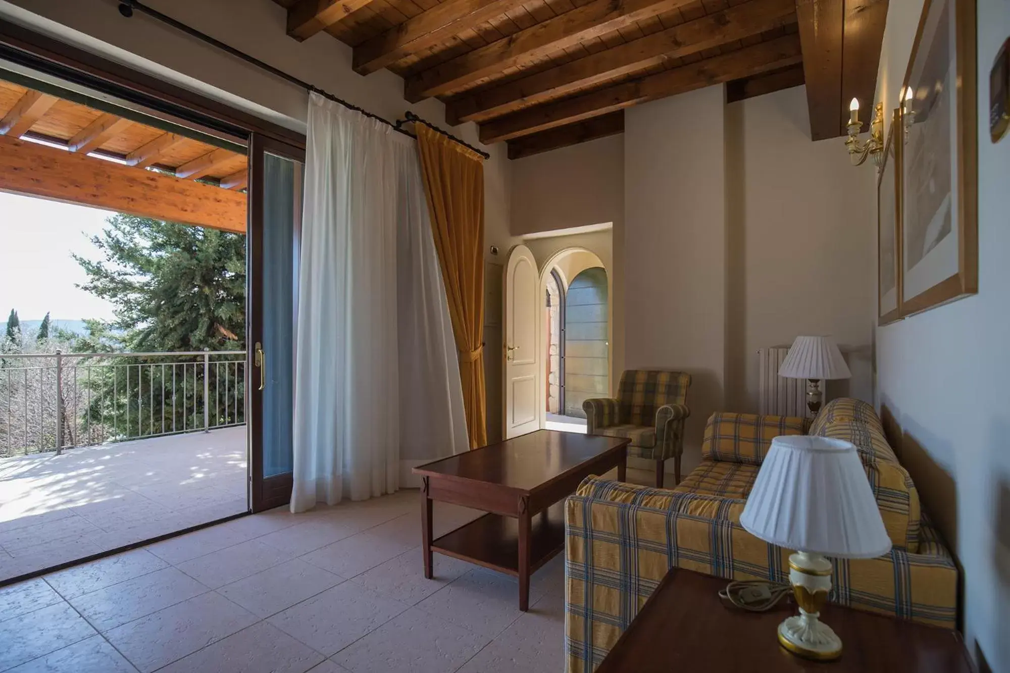 Living room, Seating Area in Apartments Golf Bogliaco