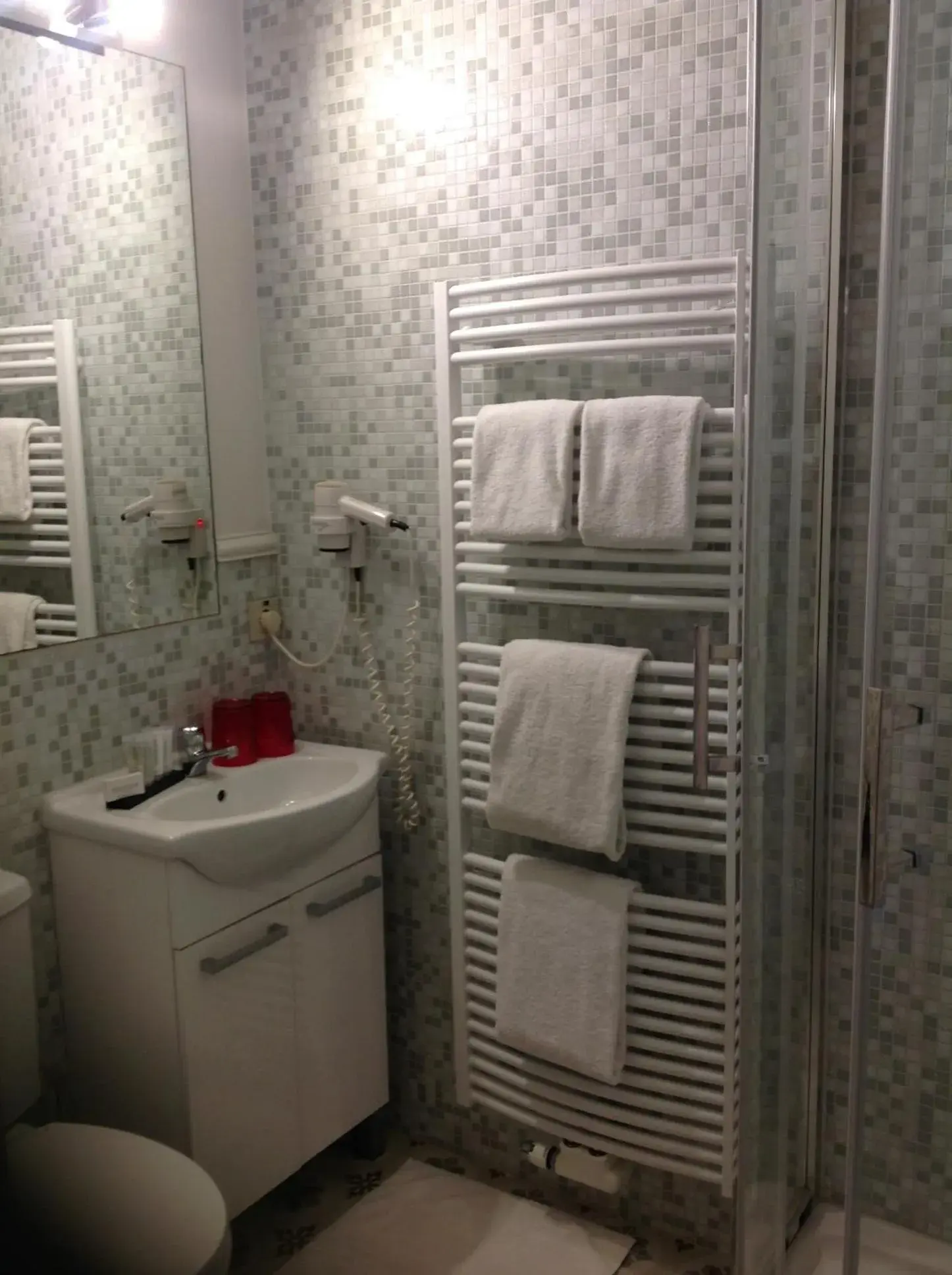 Bathroom in Hotel Botaniek